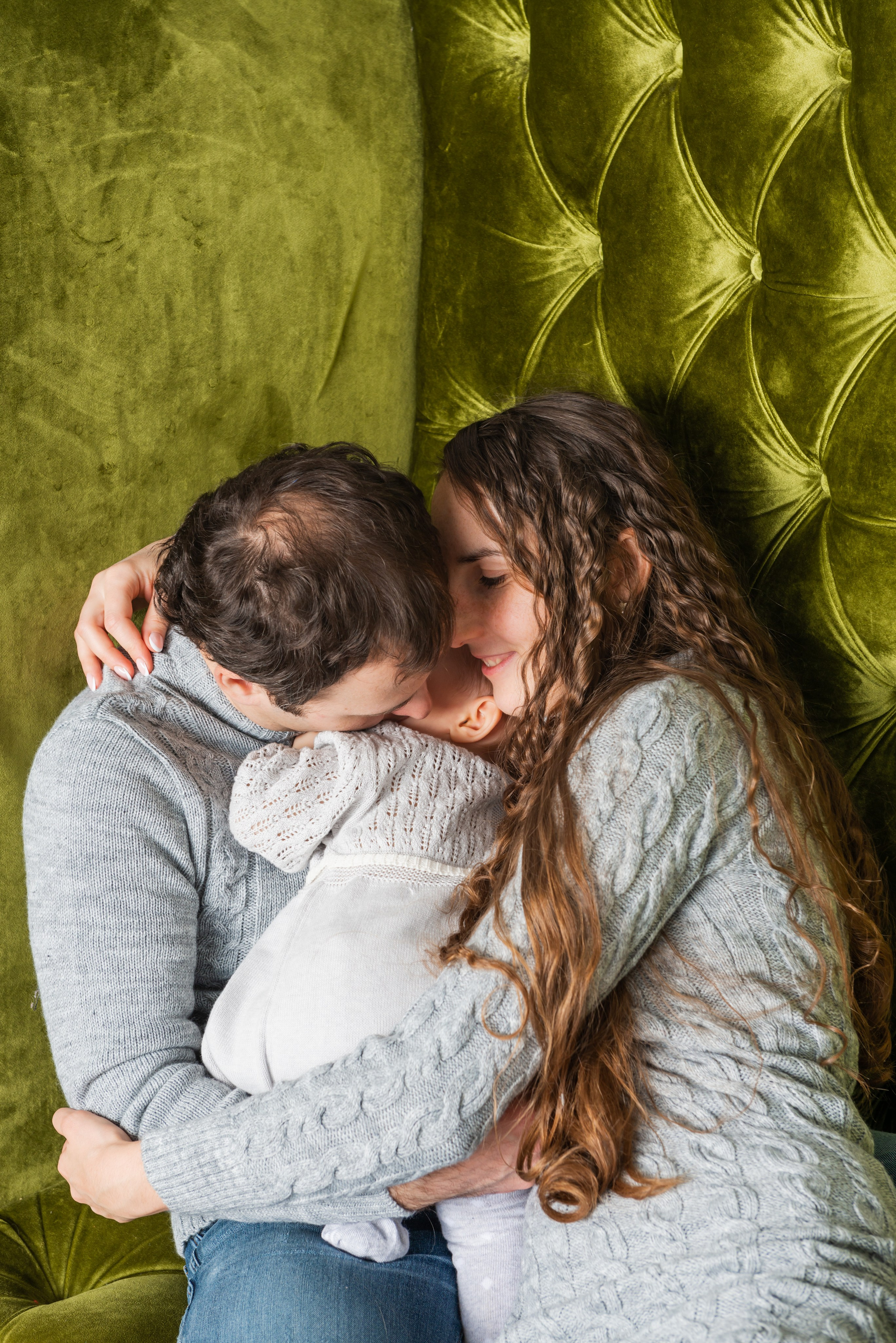 Семейная фотосессия с детьми в студии. FOTÓGRAFO MÉXICO QUINTANA ROO