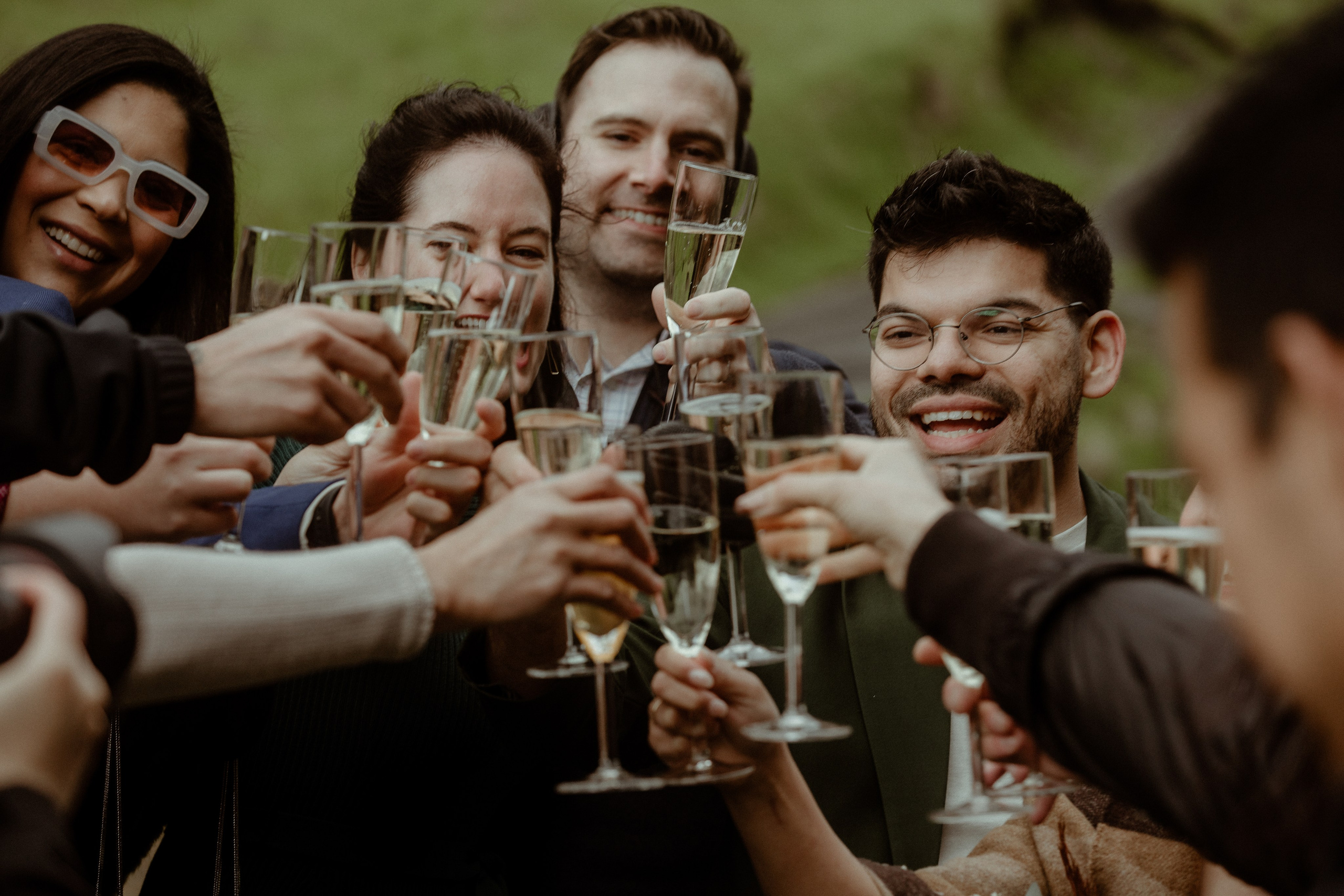 Elopement at Kvernufoss Waterfall. Iceland elopement photographer & videographer