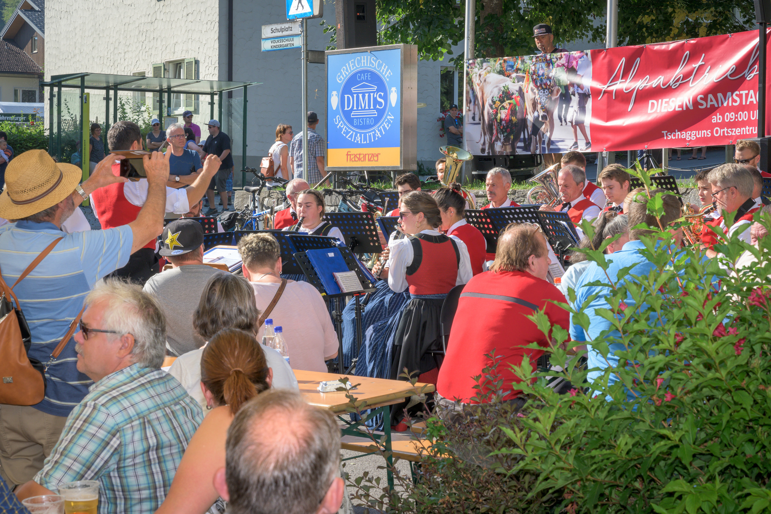 Alpabtrieb in Tschagguns, Montafon