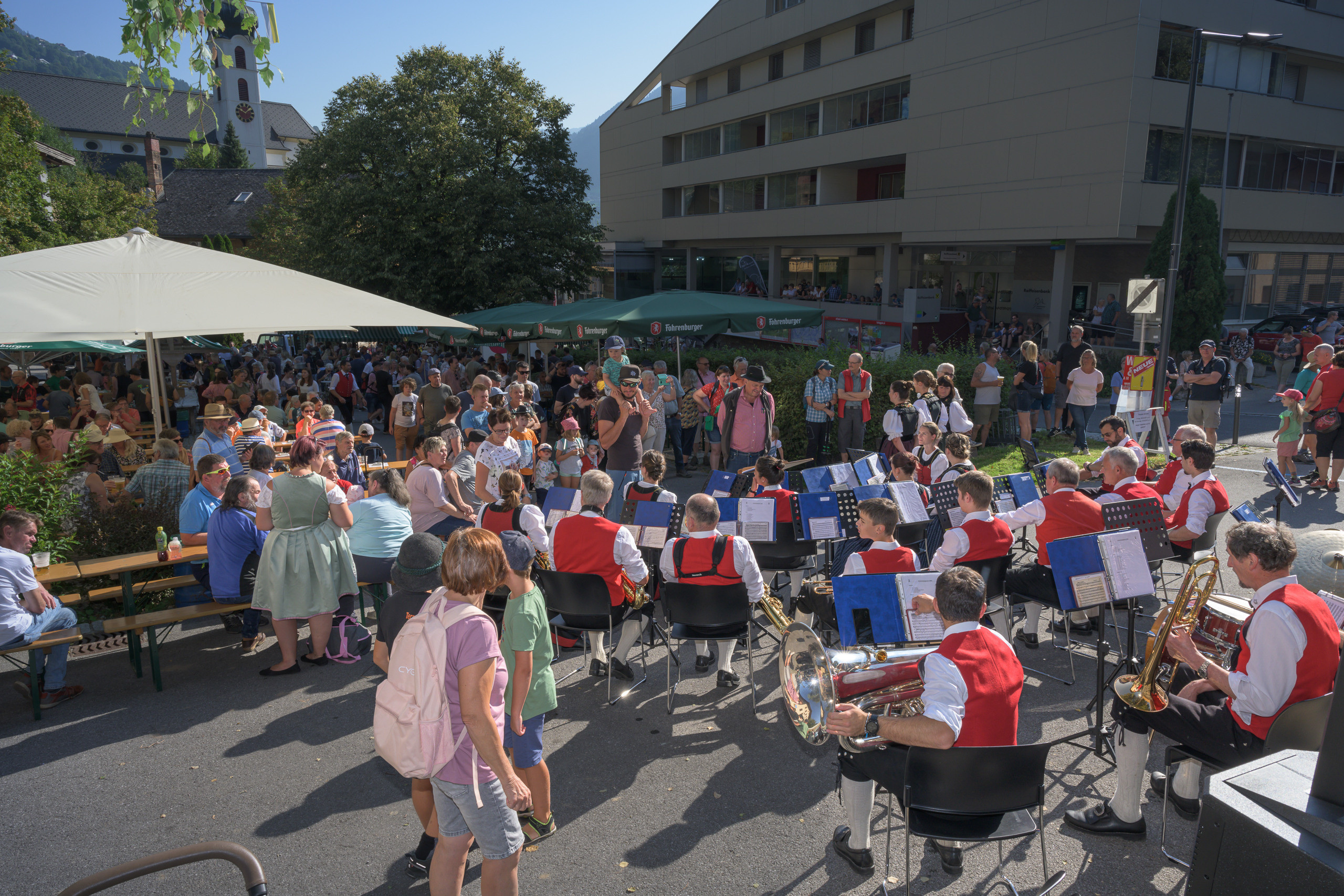 Alpabtrieb in Tschagguns, Montafon