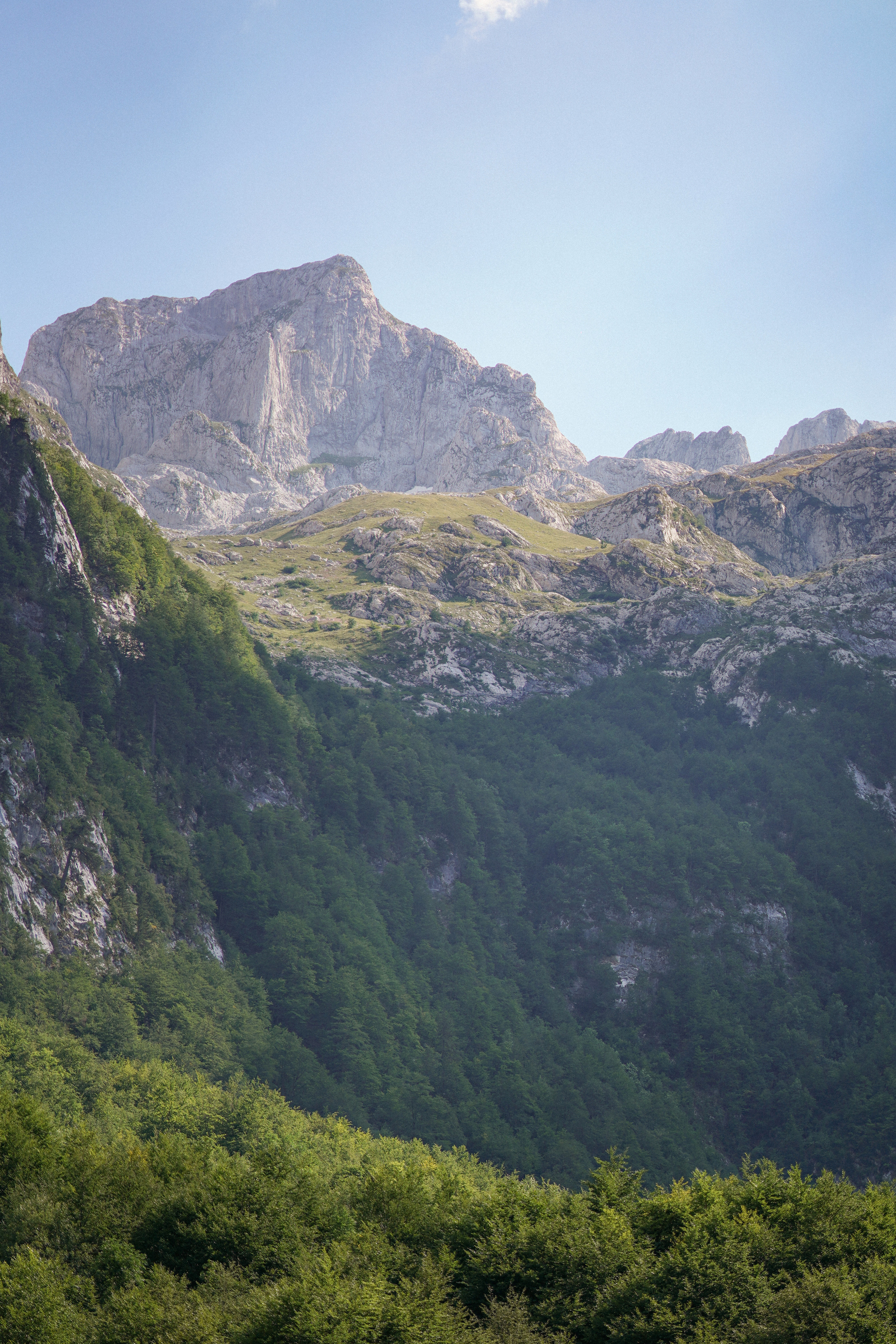 Het Nationaal Park Prokletje in Montenegro