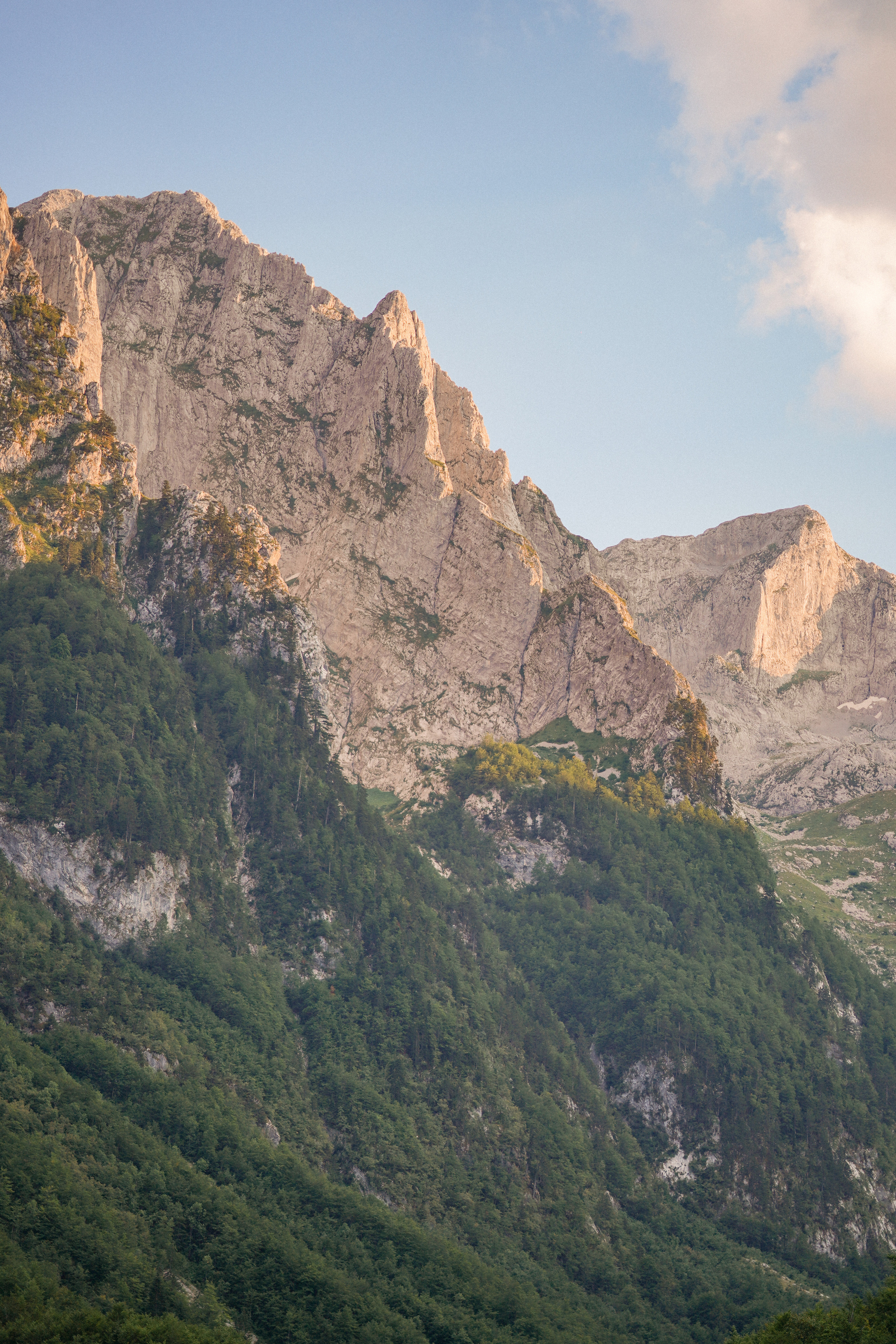 Het Nationaal Park Prokletje in Montenegro