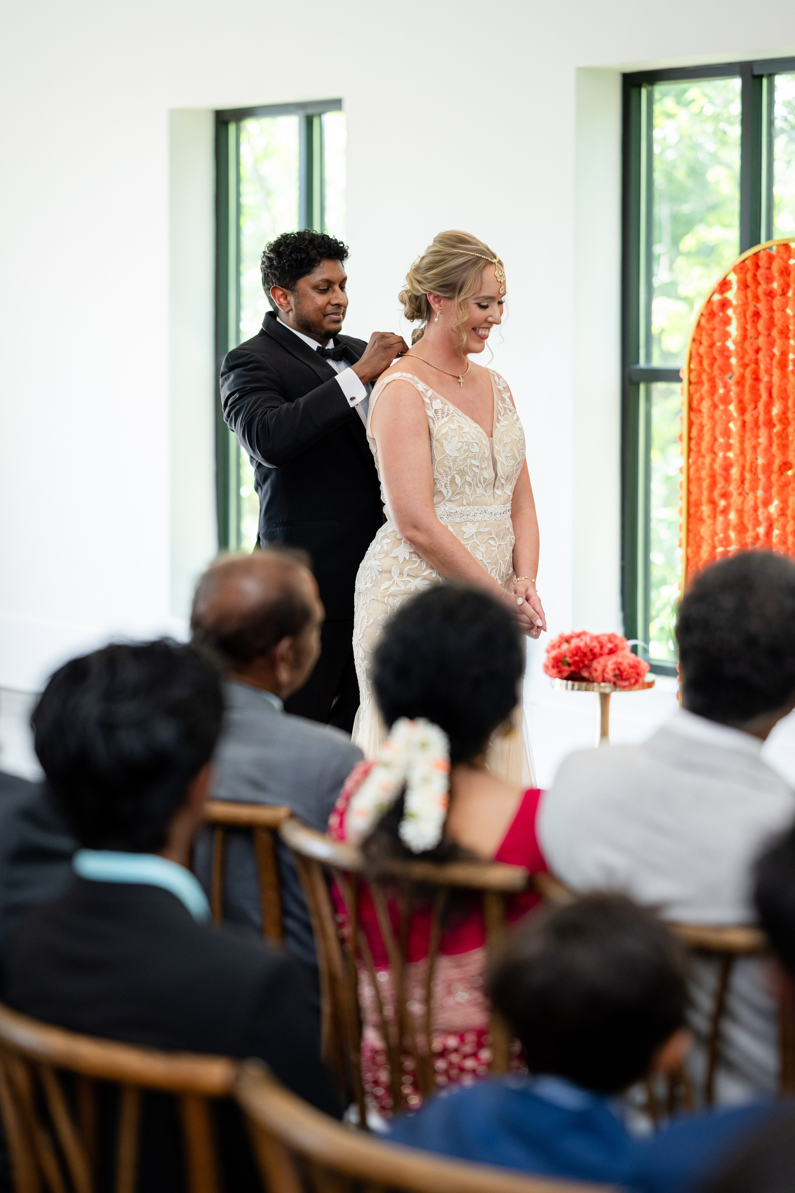 Color, Culture, and Celebration: A Vibrant Indian Fusion Wedding at The 405 in July. Wedding and portrait photography in Greenville SC