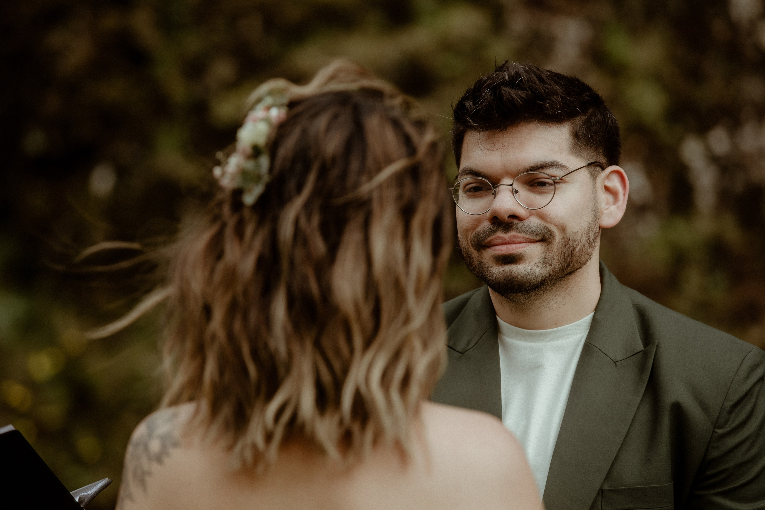 Elopement at Kvernufoss Waterfall. Iceland elopement photographer & videographer