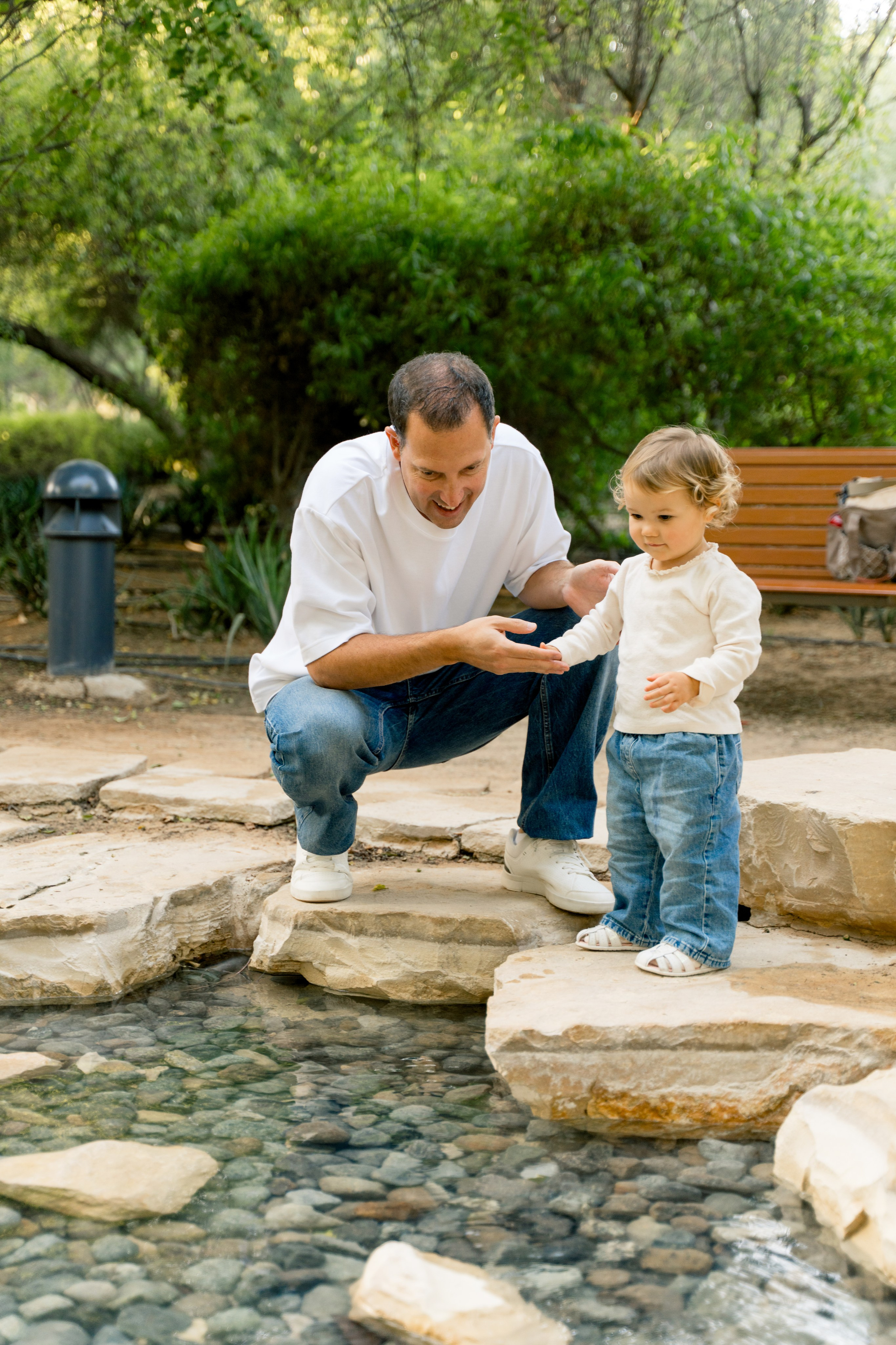 Family photoshoot in Um Al Emarat Park with greenery