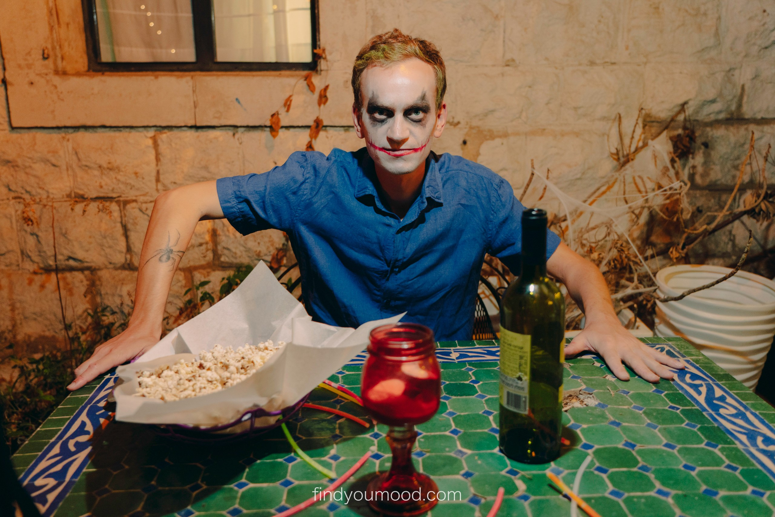 Halloween. Photo and video shooting