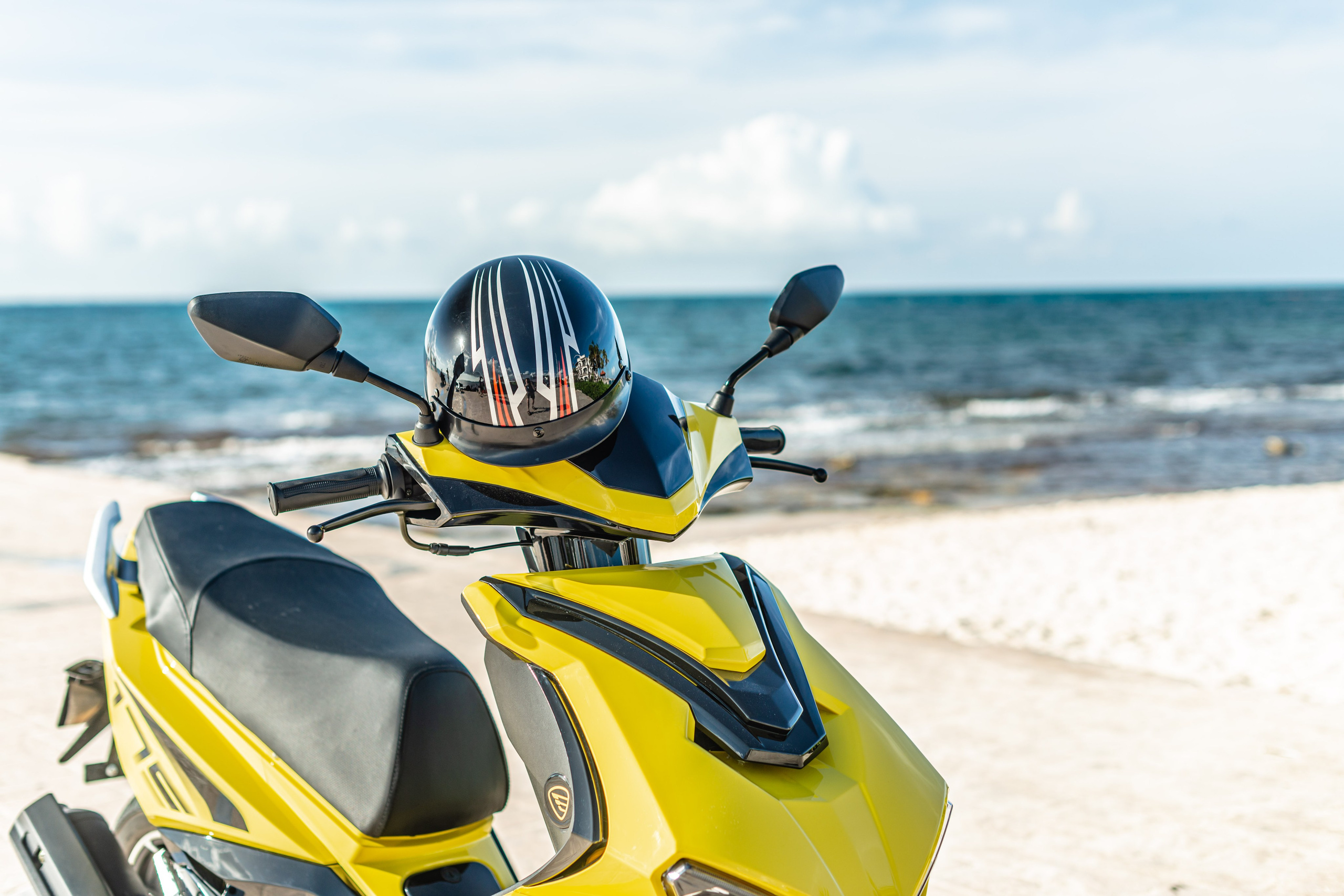 Scooter Photography for Rental Website in Mexico. PHOTOGRAPHER QUINTANA ROO