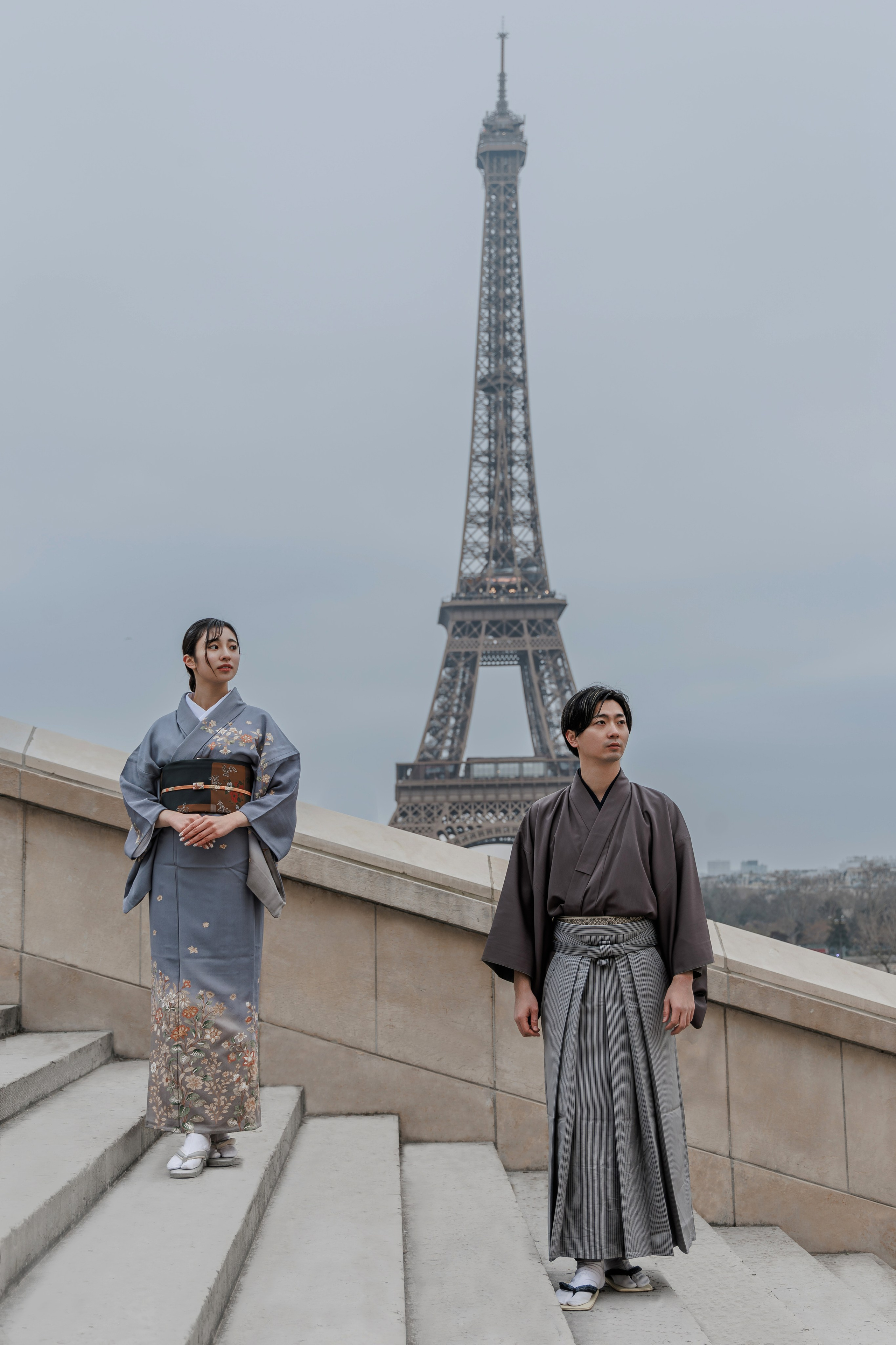 When Cinema Inspires Photography: A Parisian Love Story with Japanese Elegance. Photographe à Paris