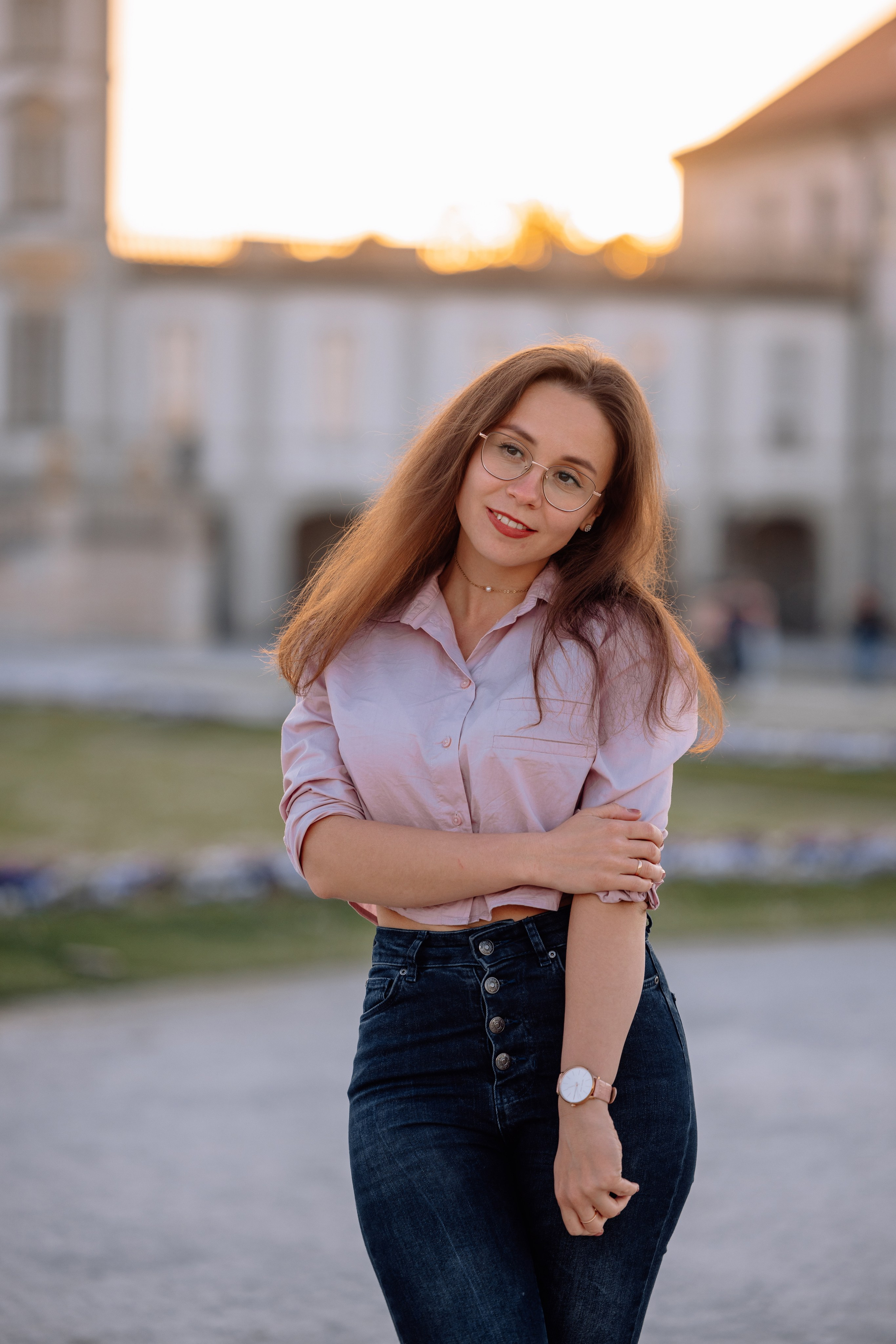 Schloss Nymphenburg: Mama, Papa und ein süßes Mädchen. Hochzeitsfotograf München Taufe Familienfotograf Tanja Mauke