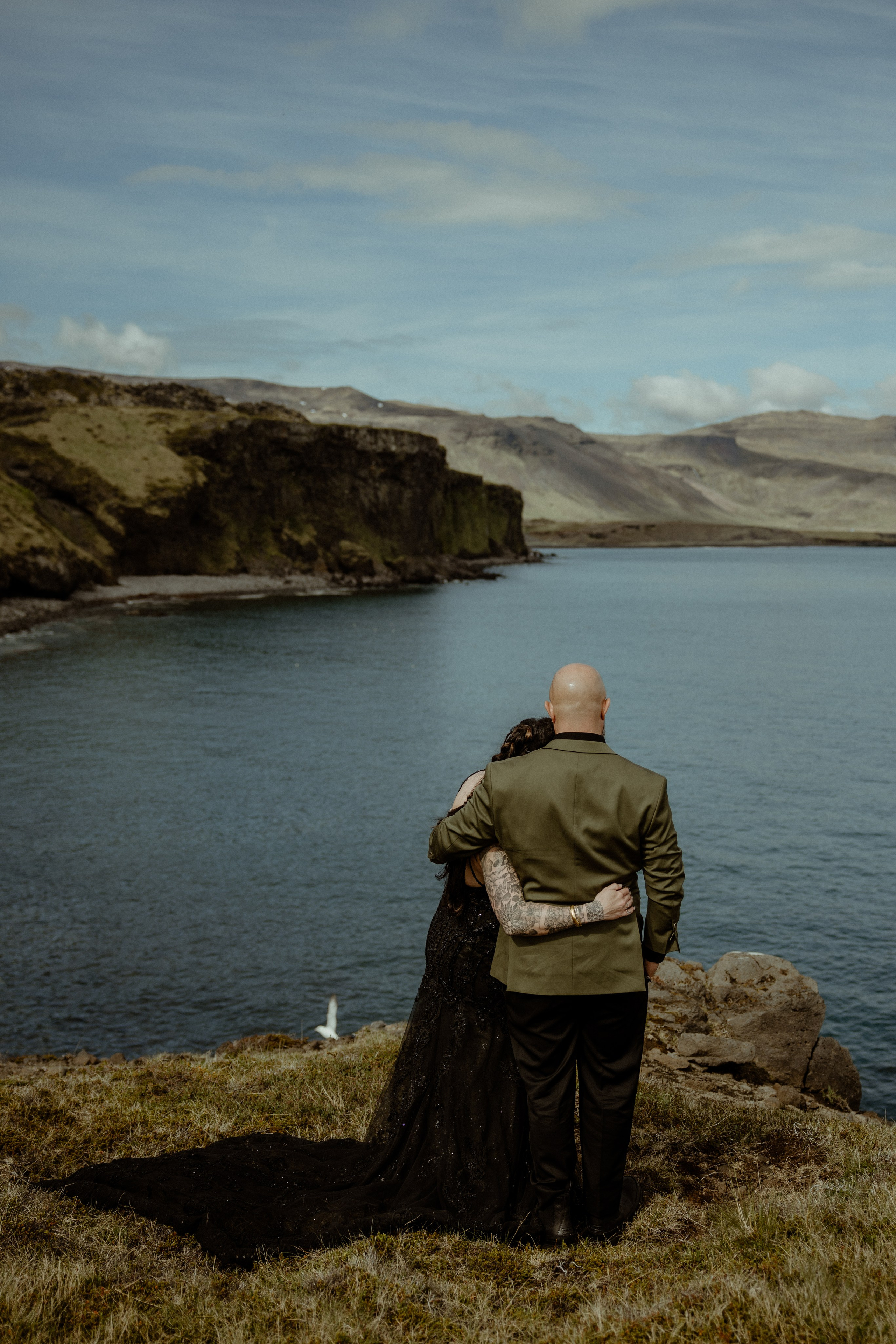 Viking inspired secret elopement in Iceland — wedding in Budir. Iceland elopement photographer & videographer