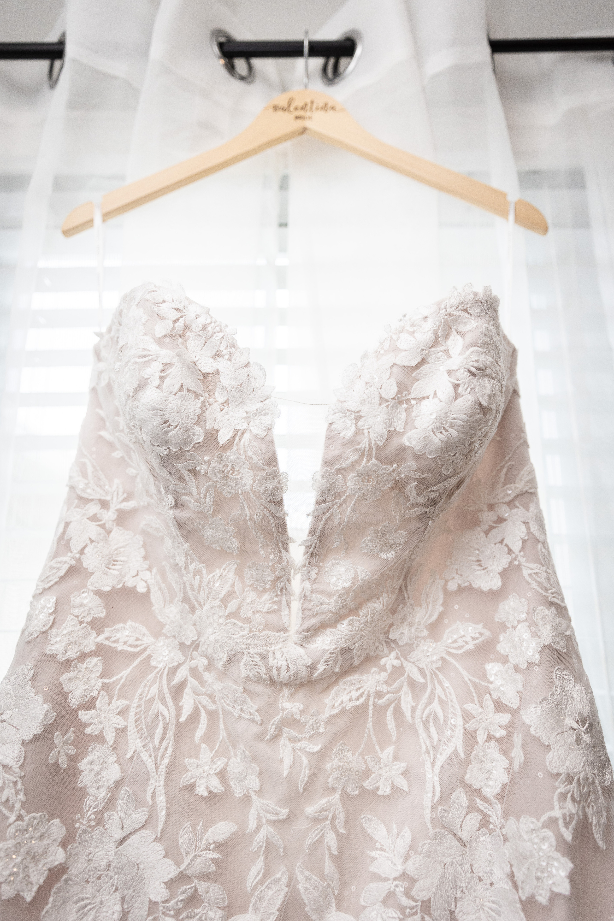 wedding morning white dress