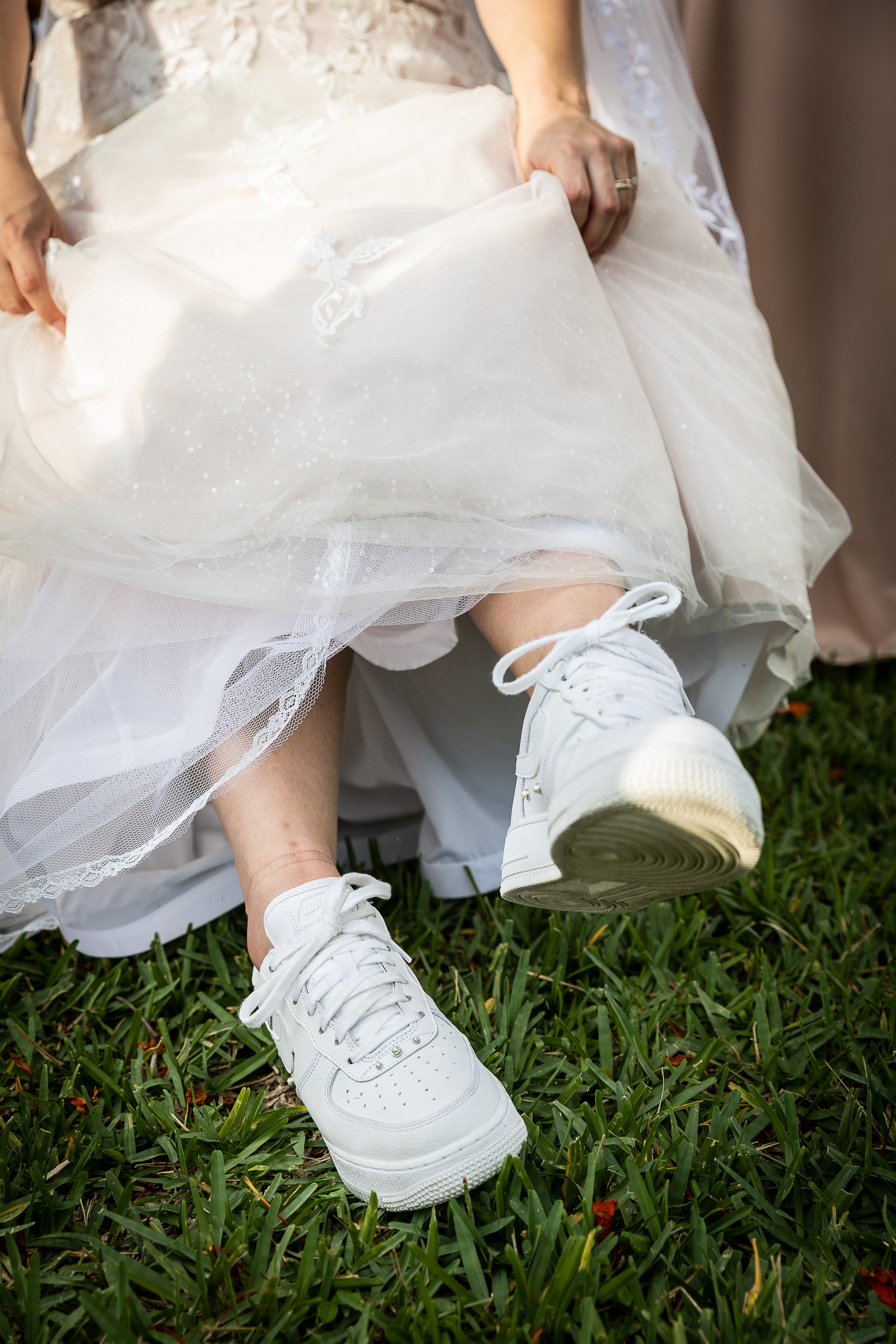 bride white sneakers