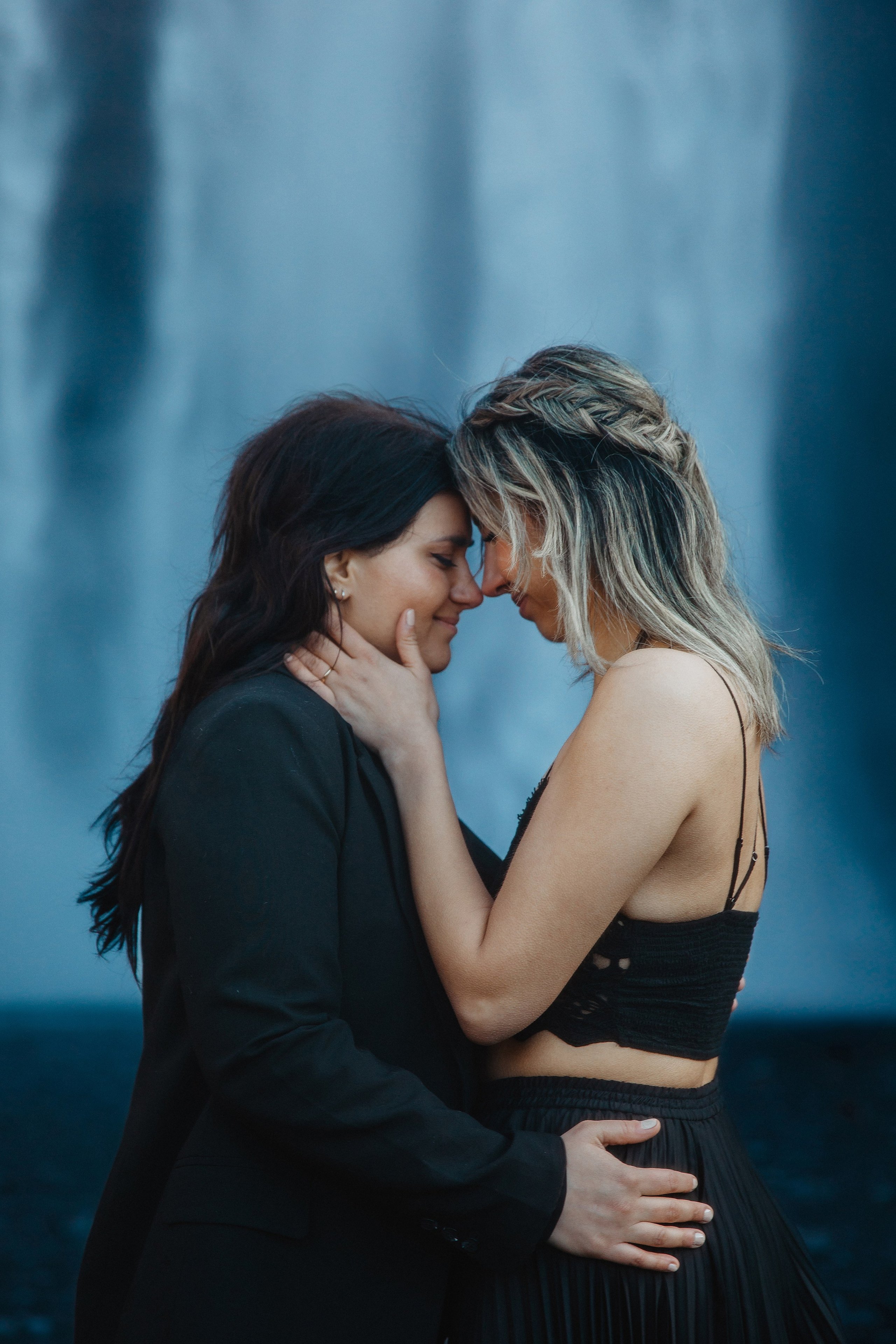 Same Sex Wedding at Iceland Black Sand Beach. Iceland elopement photographer & videographer