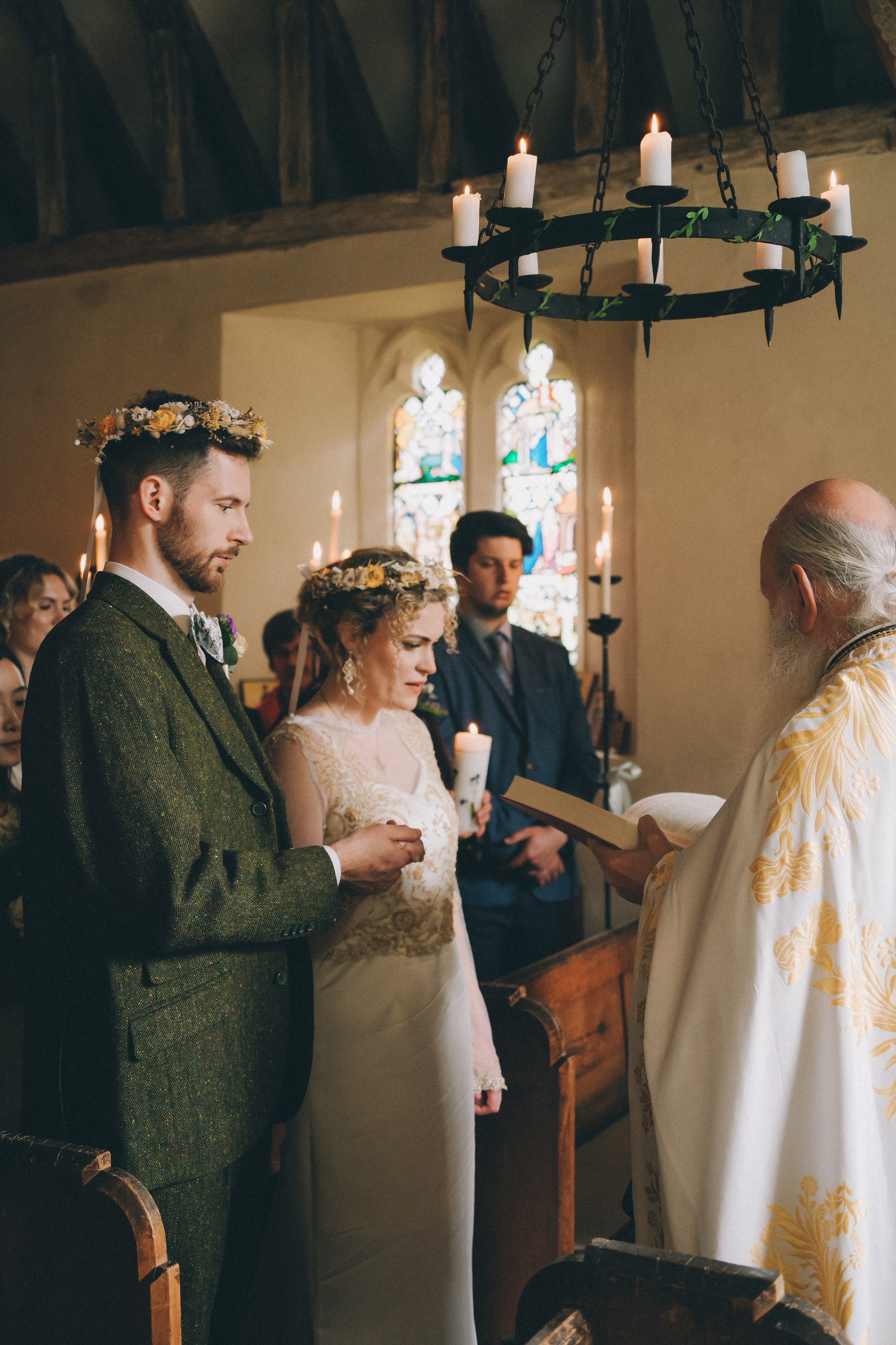Wedding of Ilya and Olivia in orthodox chapel