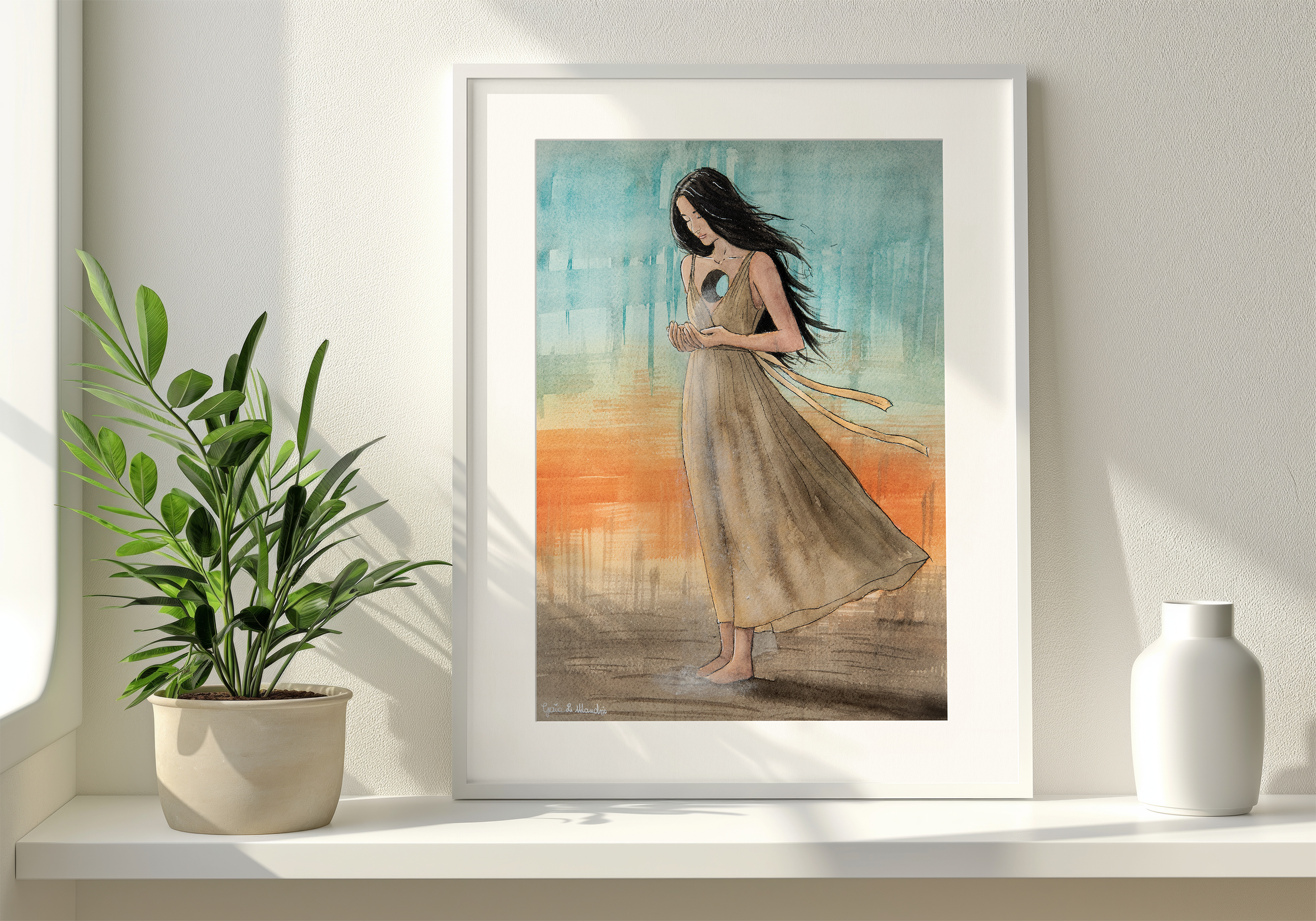 Ritratti ad acquerello. Gaia Li Mandri – Fotografa a Milano & Ritratti su Commissione