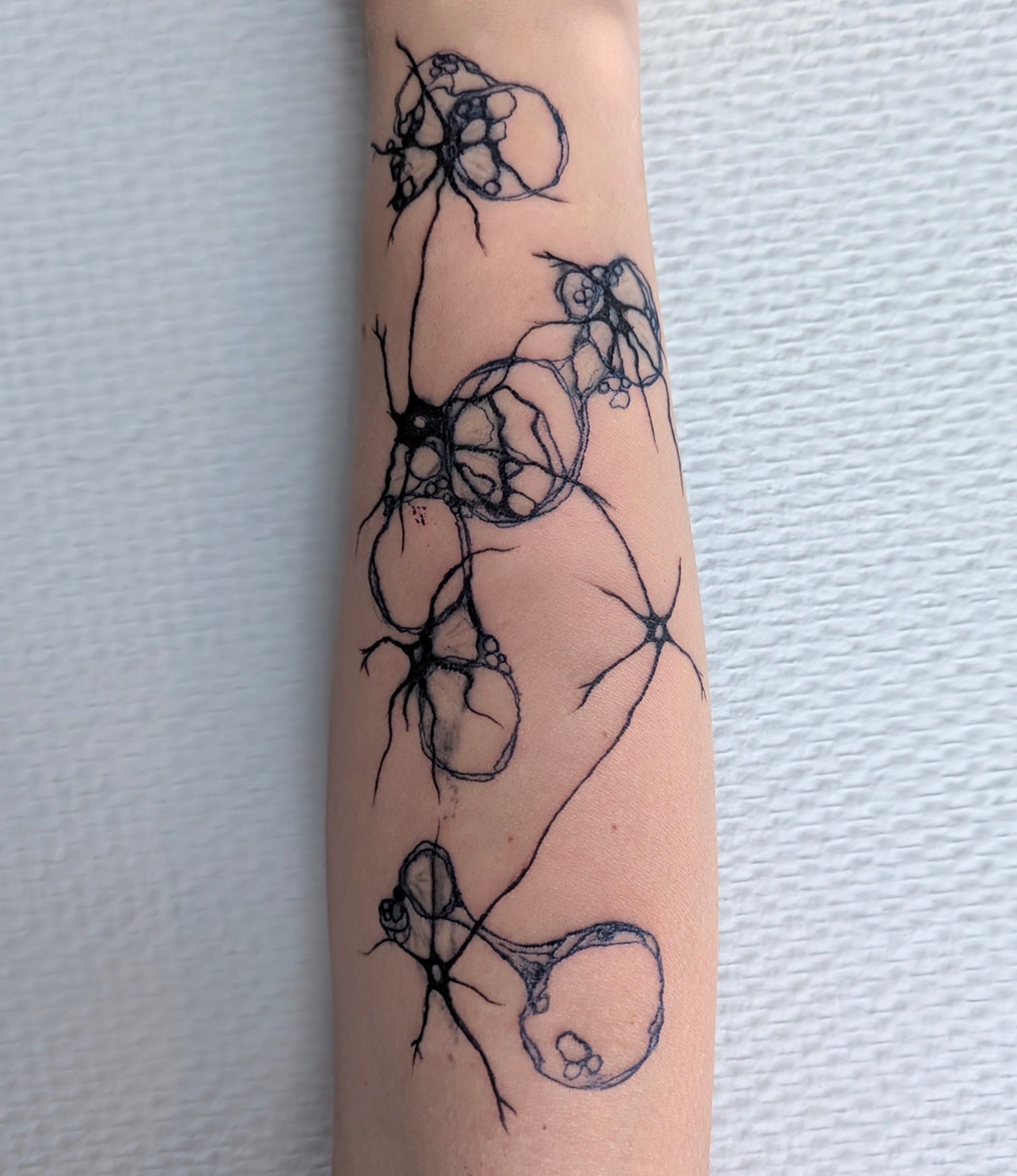 Tattoo. Angelina Sorokopud. Artist in Strasbourg