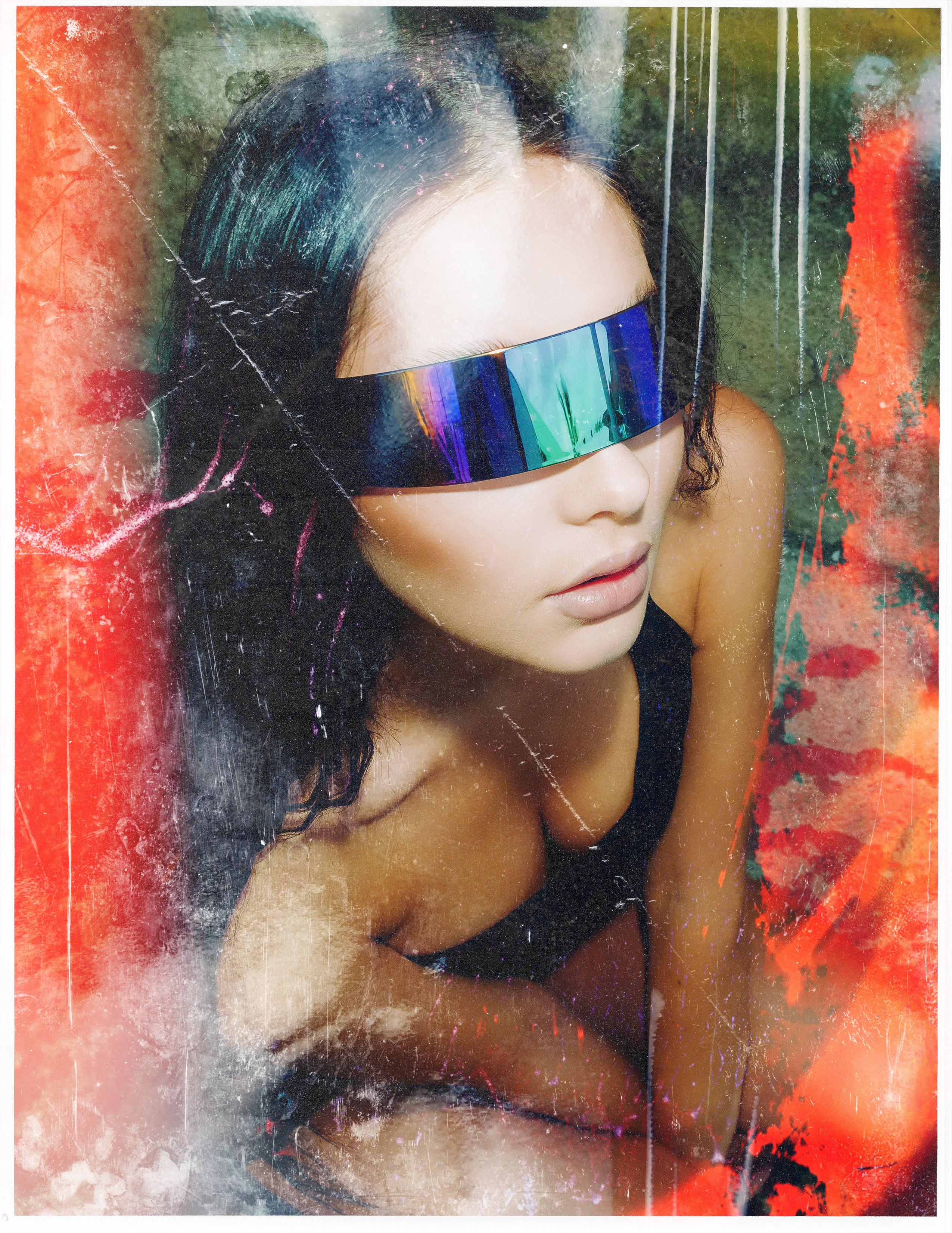 Industrial style fashion photo shoot with professional model in Torrevieja — Photographer Andrey Lukovnikov