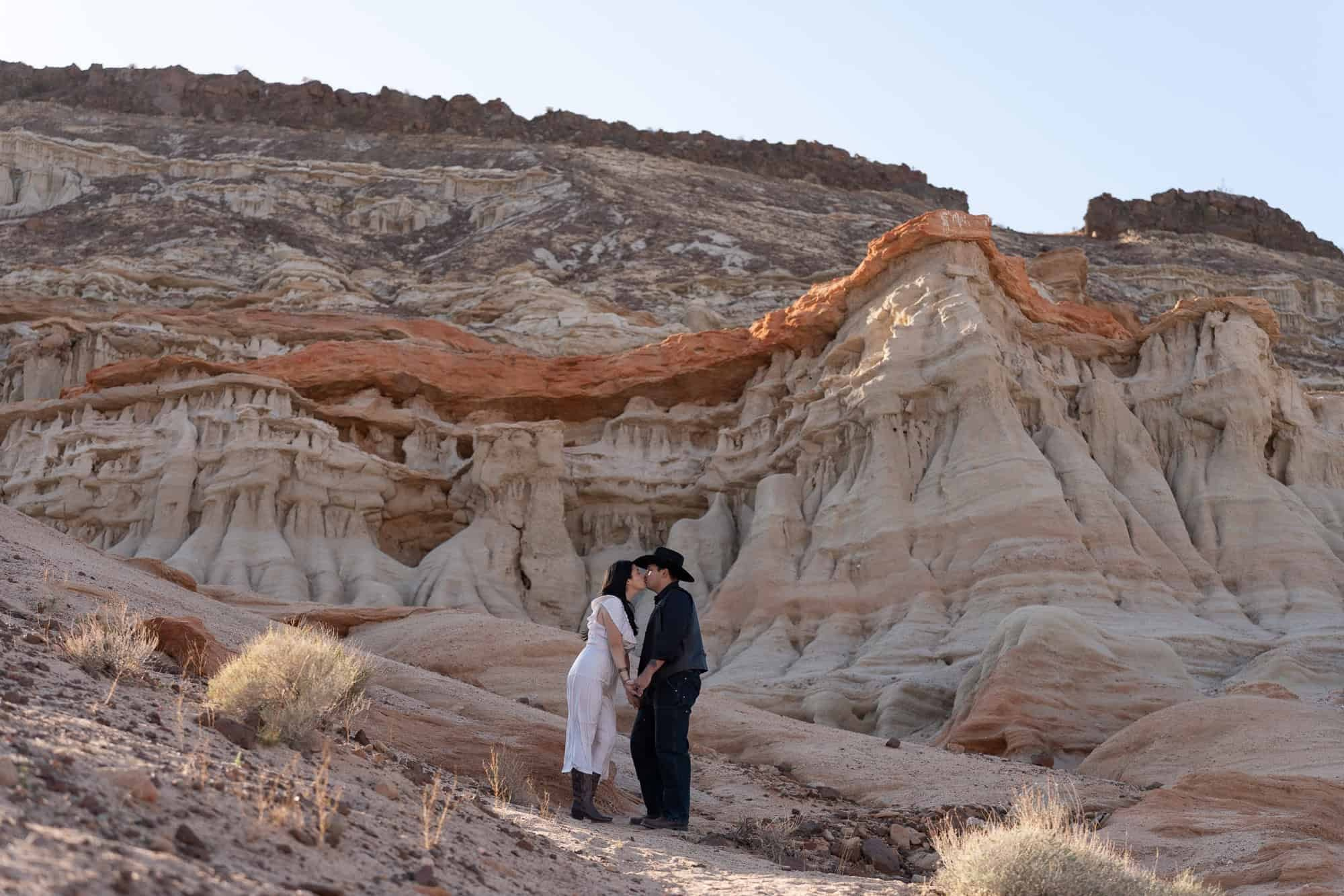 Adventure Engagement Session in Red Rock Canyon State Park. Cinematic Wedding & Elopement Photography in Los Angeles | Inspired by Indie Film & Real Life