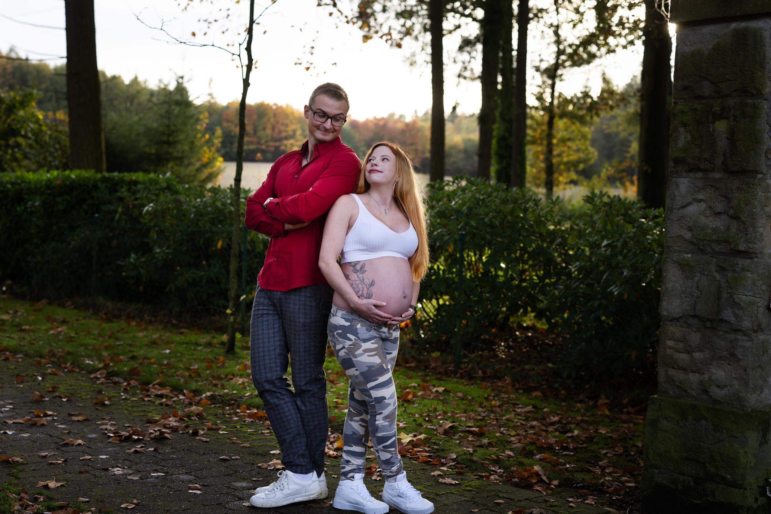 Outfits für das Babybauch Shooting