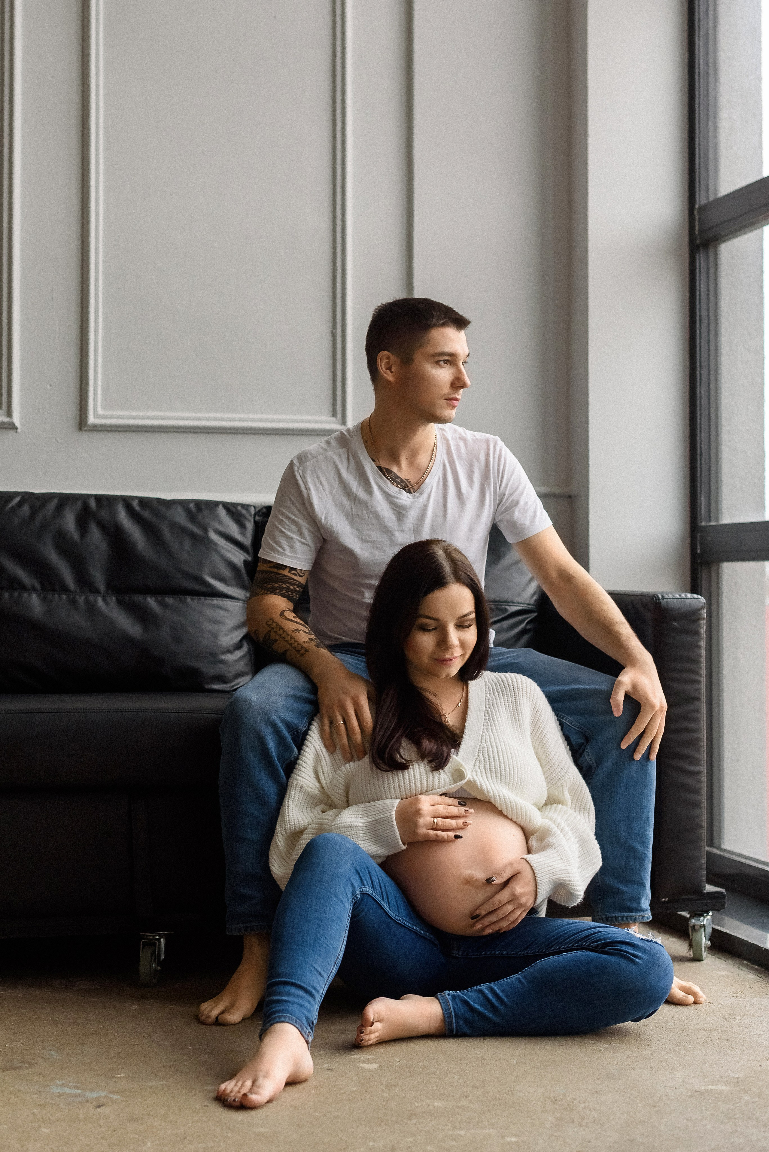 Ожидание. Евгения и Влад. Семейный фотограф и фотограф новорожденных в Вильнюсе Ирина Беленкевич