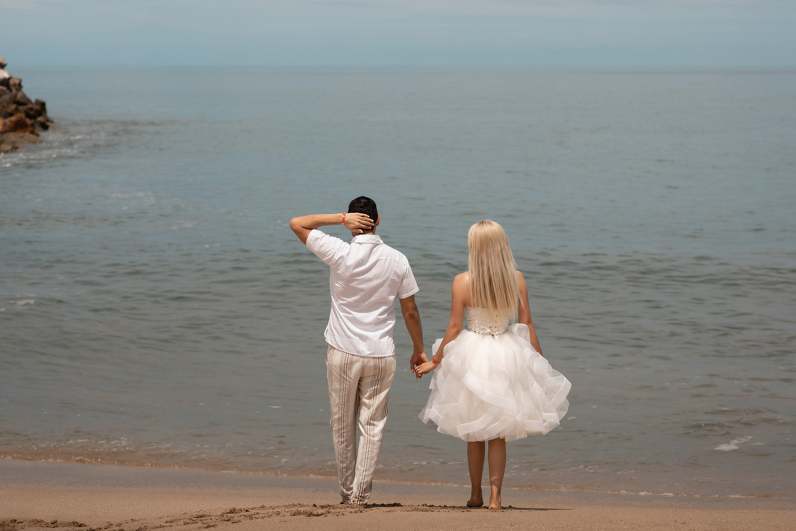 Свадебная фотосессия на пляже