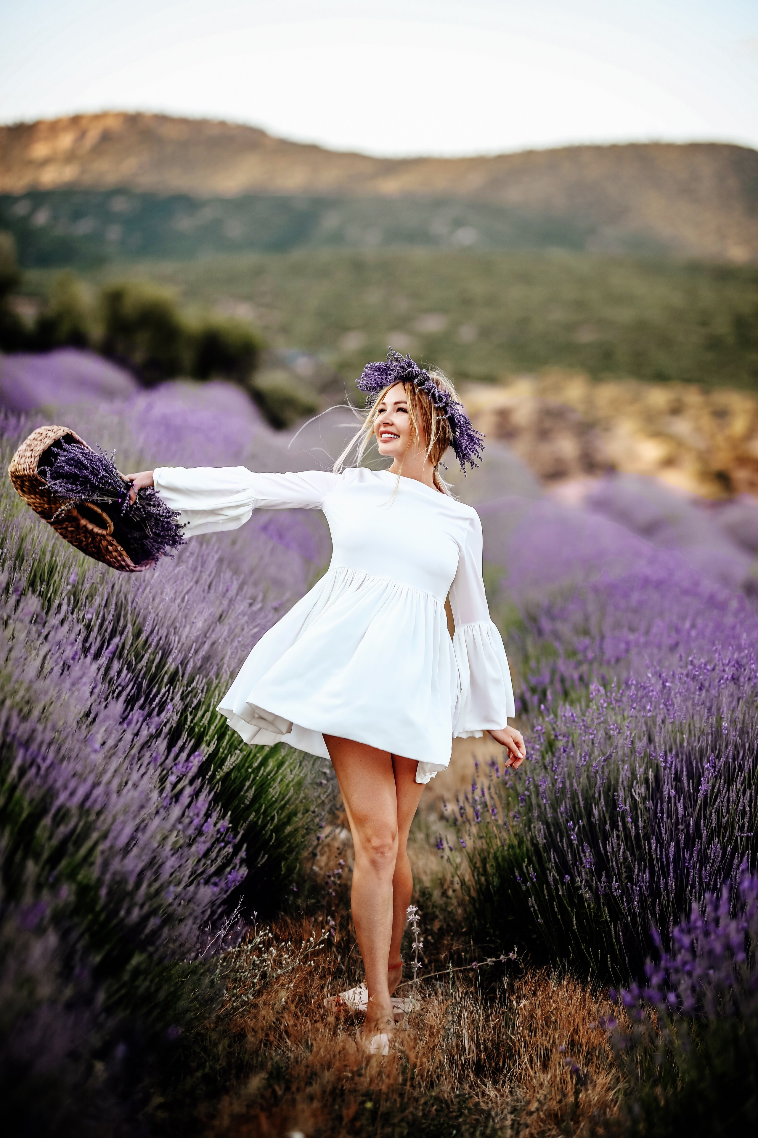 Lavender fields in Turkey. Photographer in Turkey, Antalya, Kemer, Belek, Side, Kas, Fethiye