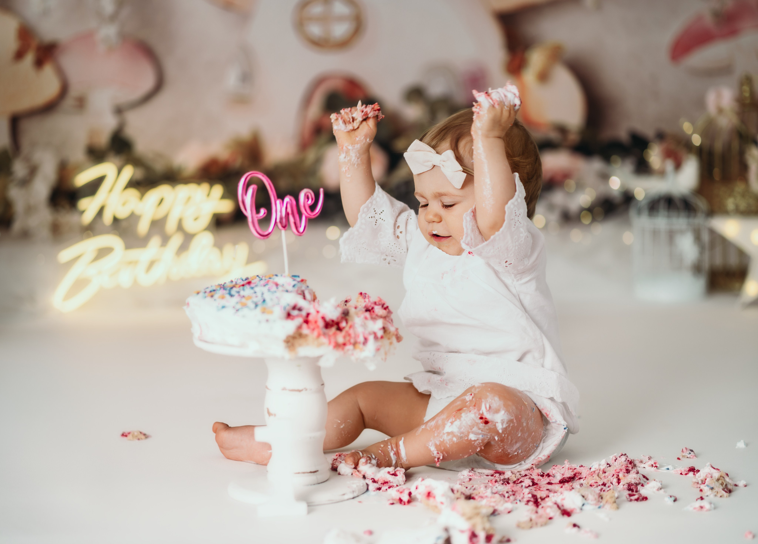 Fotografisanje prvog rođendana u Beogradu sa bajkovitom scenografijom