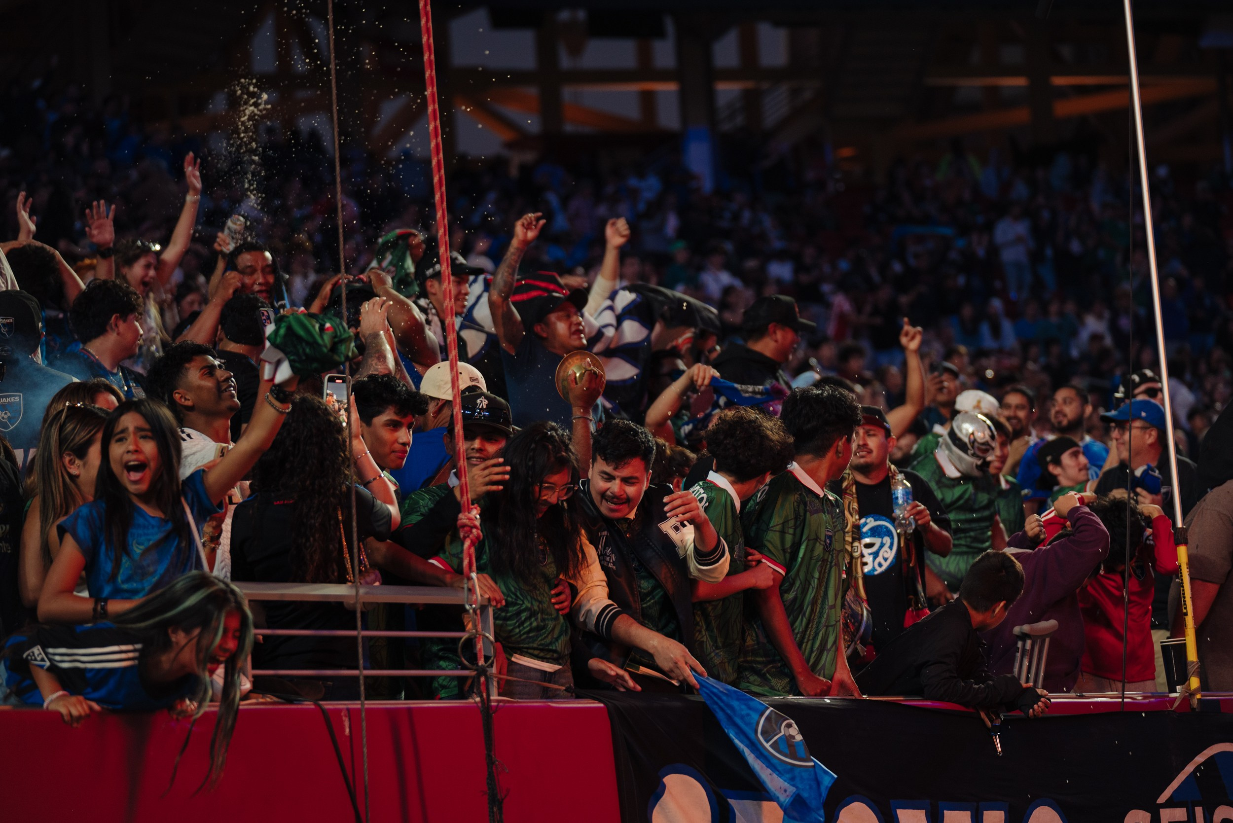 San Jose Earthquakes Fans' Goal Celebration