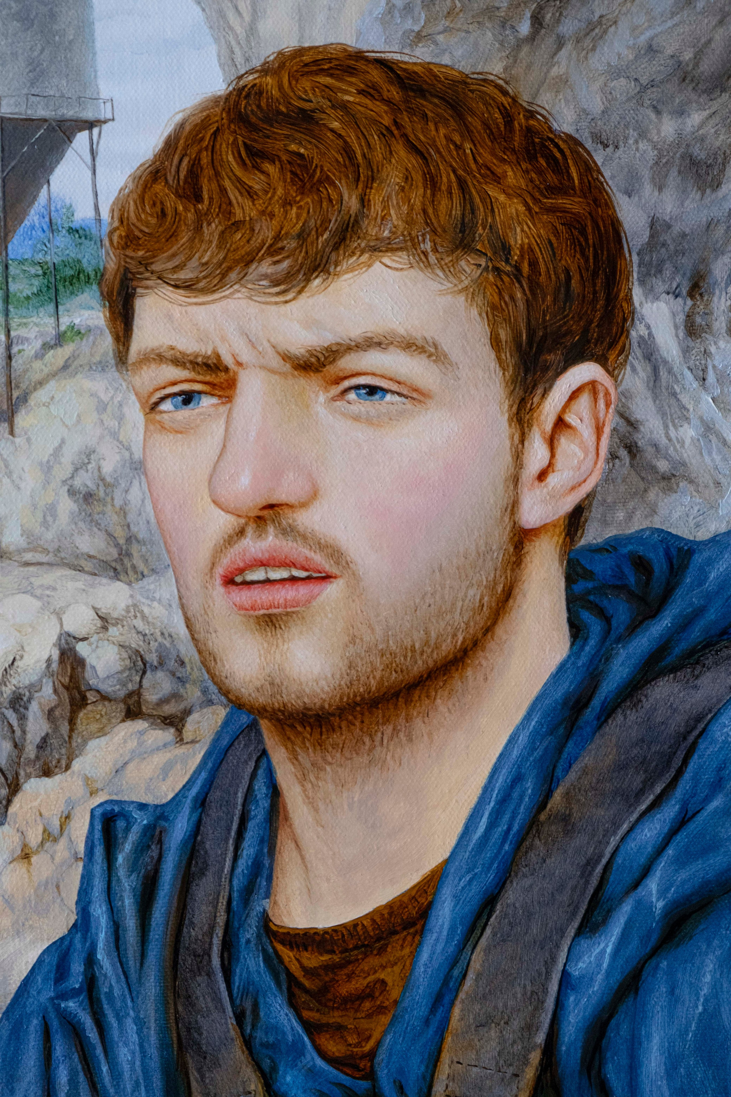 Portrait on the rocks. Paul Rog