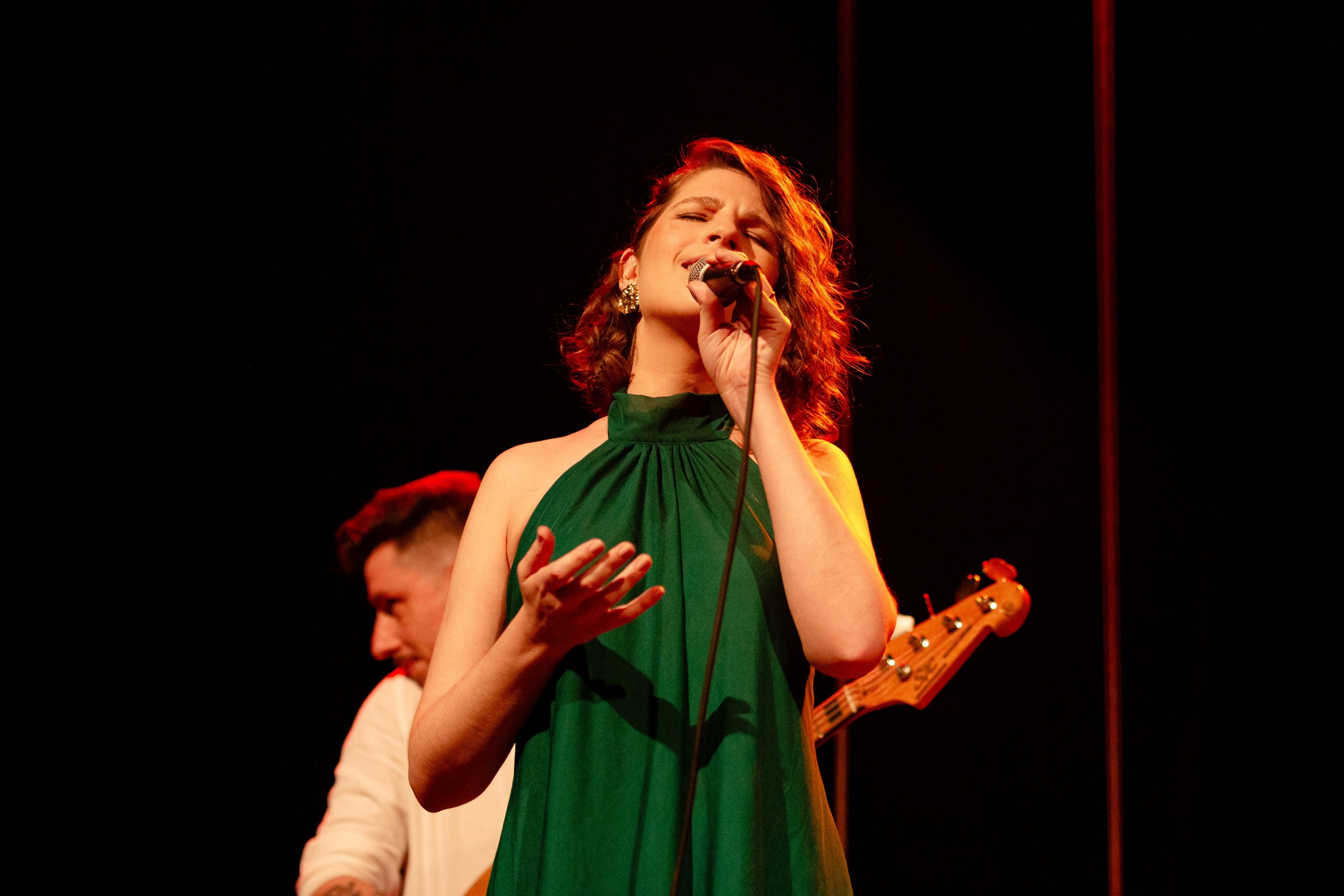 Fotografia de recital de formatura do Conservatório de Música de Itajaí — Santa Catarina