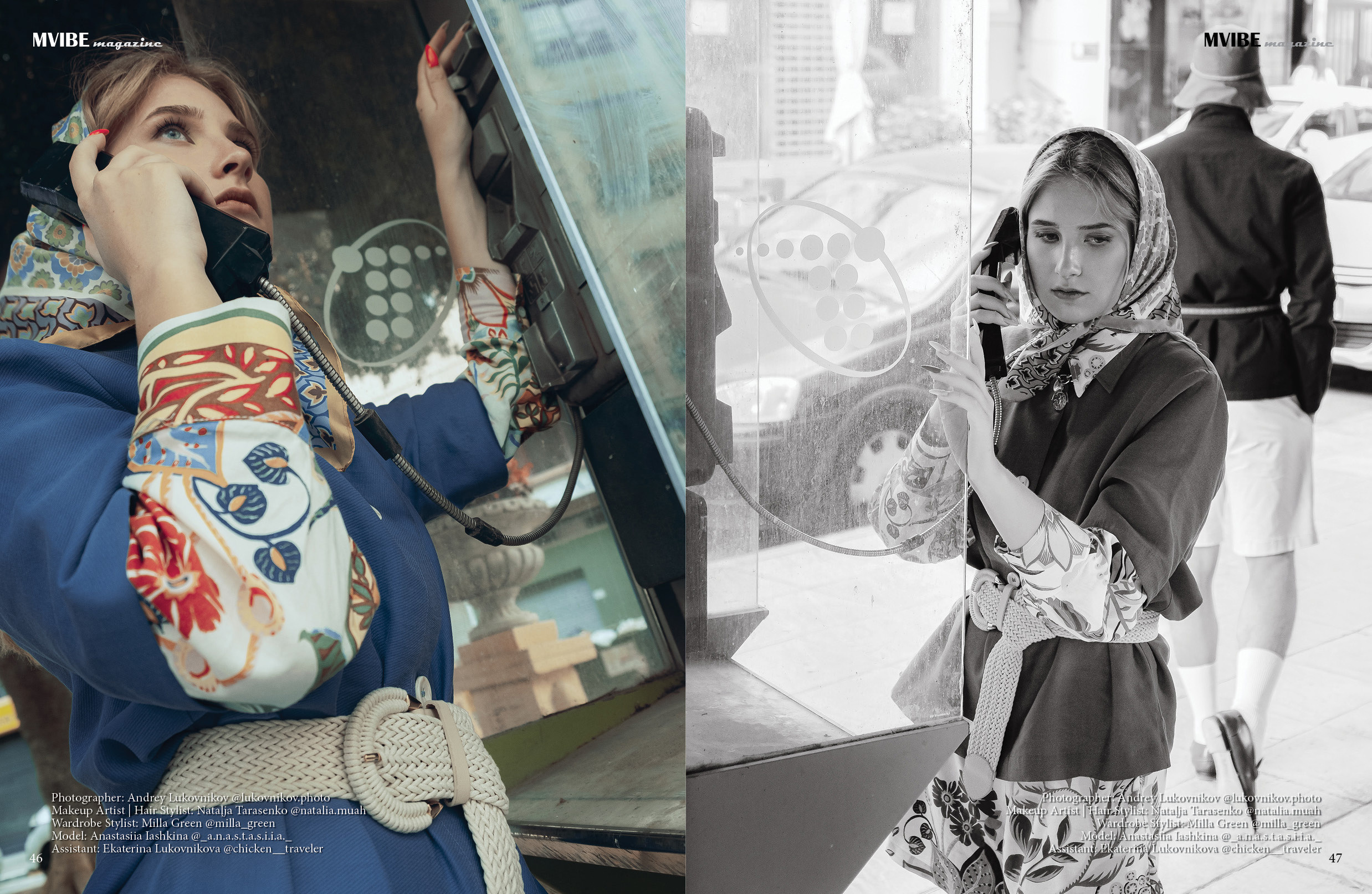 Publication of a photographer in a MVIBE Magazine #1.1