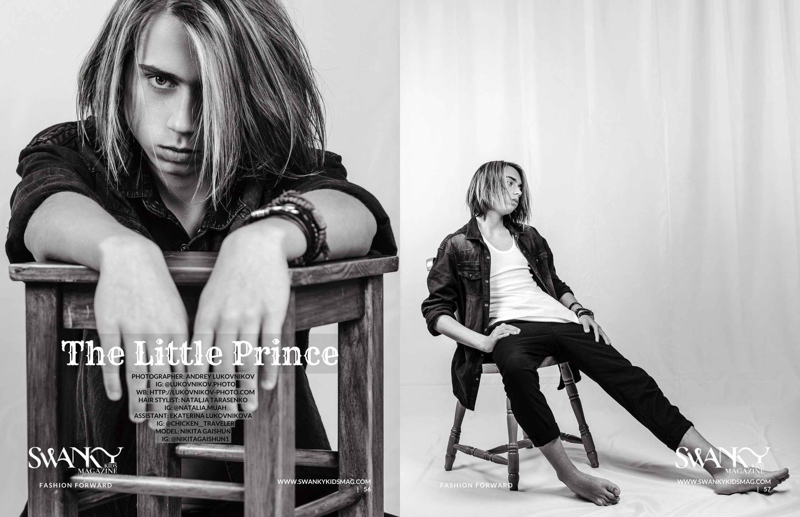 Publication of a photographer in a Swanky Kids Magazine #15