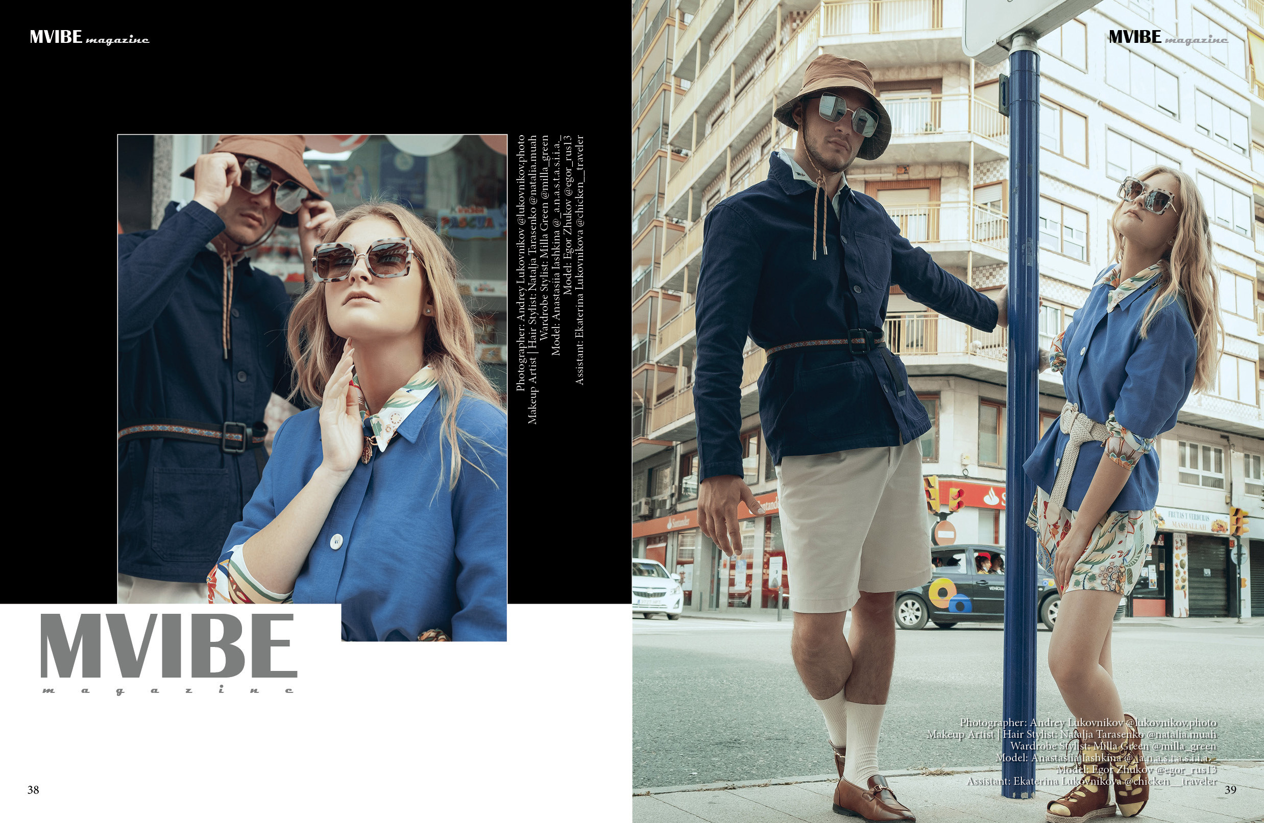 Publication of a photographer in a MVIBE Magazine #1.1