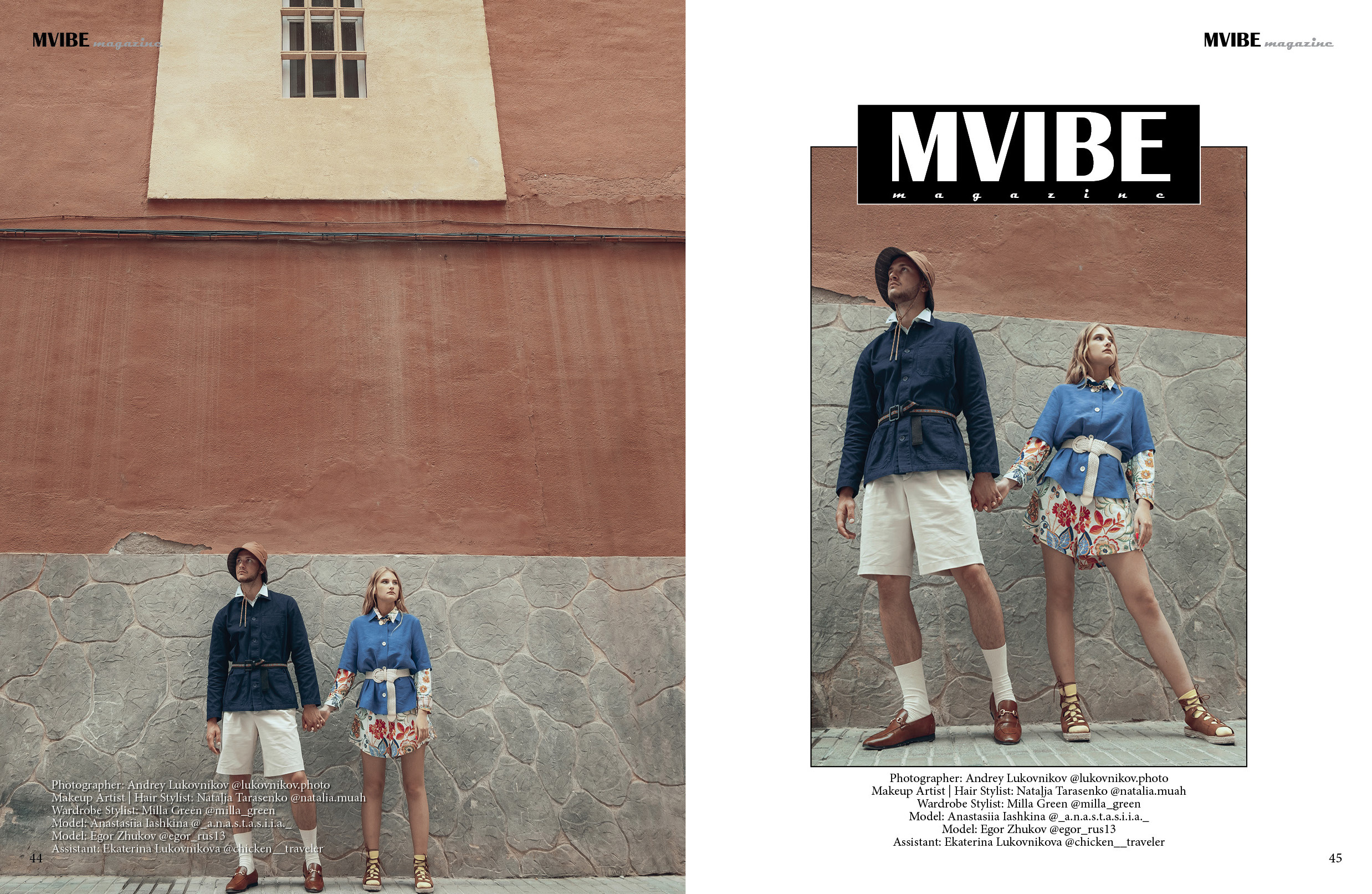 Publication of a photographer in a MVIBE Magazine #1.1