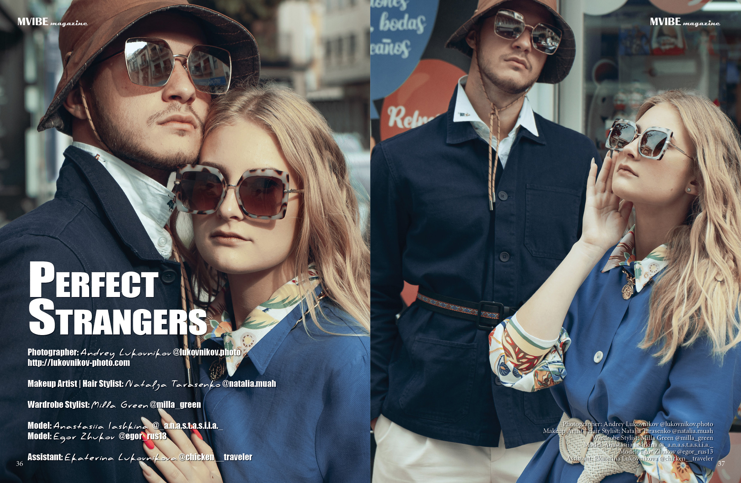 Publication of a photographer in a MVIBE Magazine #1.1