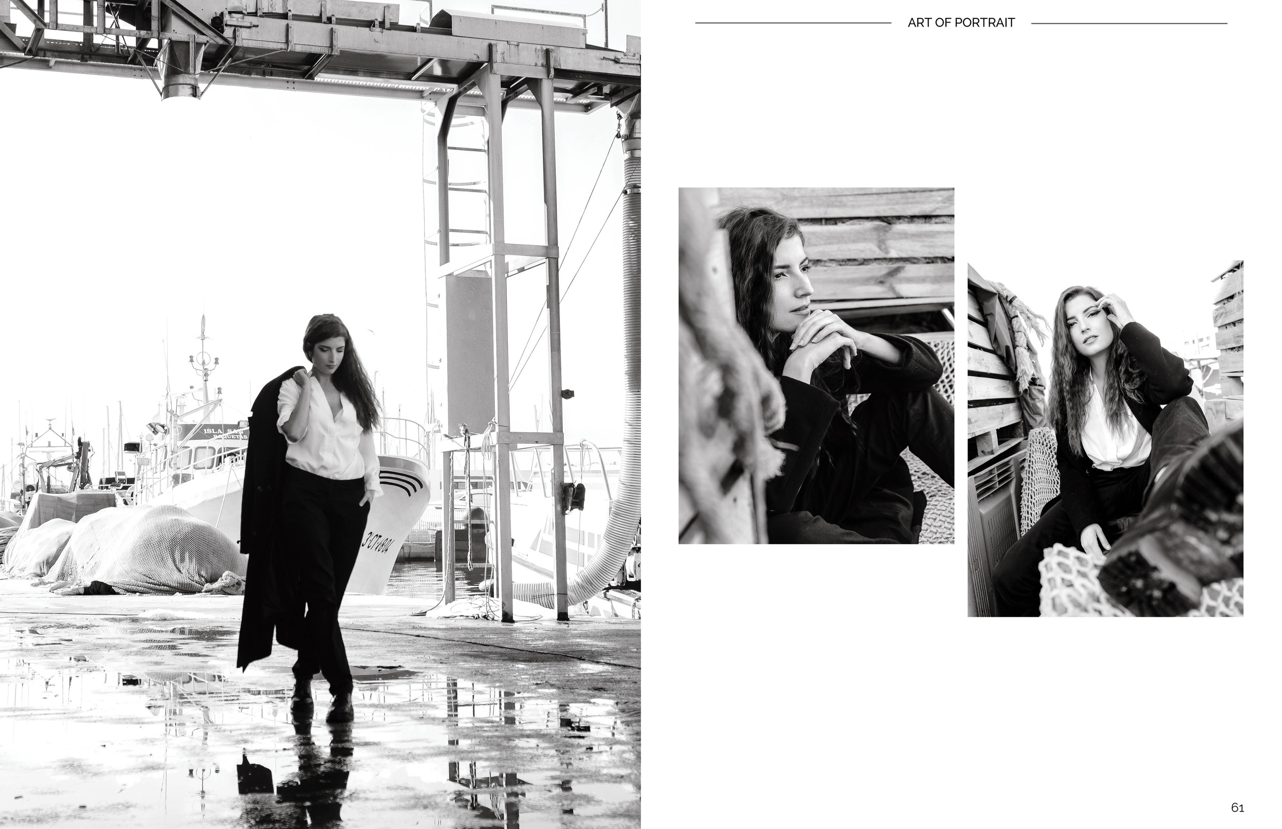 Art of Portrait #62 (Stranger in the port)