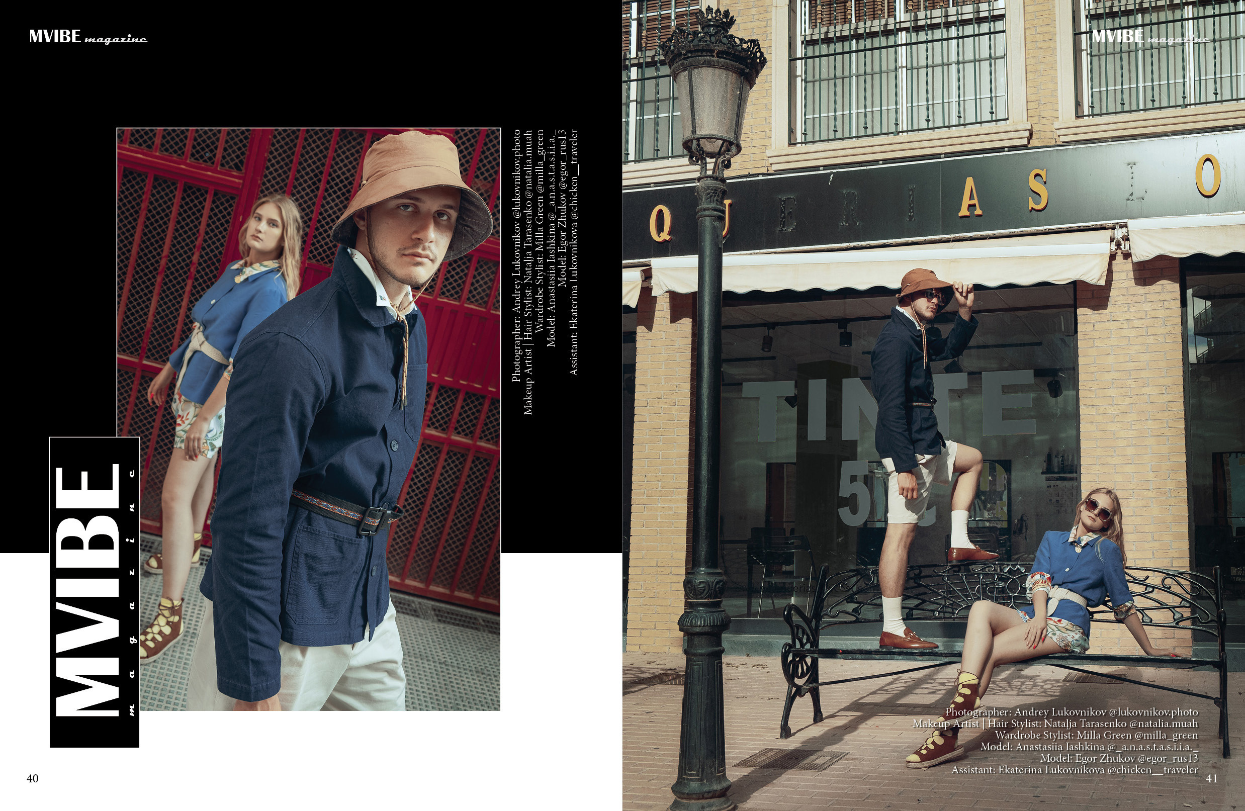 Publication of a photographer in a MVIBE Magazine #1.1