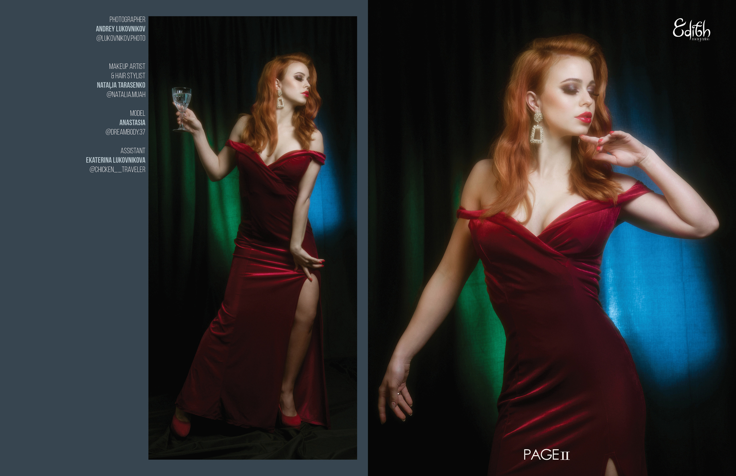 Publication of a photographer in a magazine Edith Magazine #528