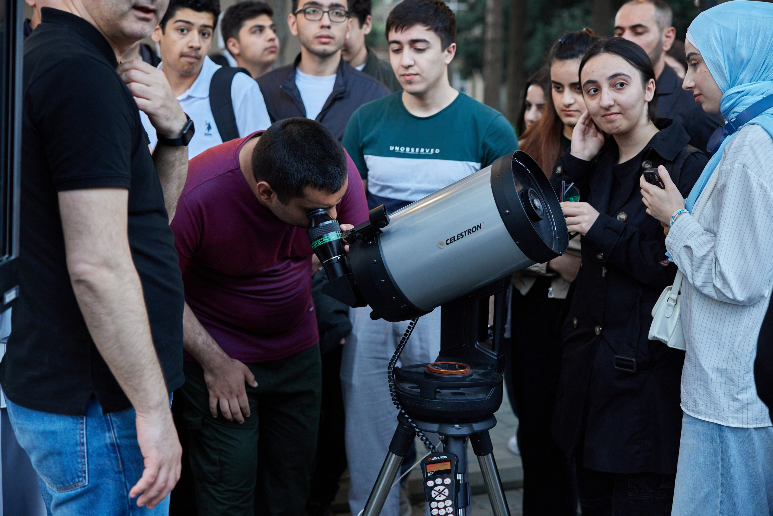 Bakı Dövlət Universitetində müşahidə axşamı. Həvəskar Astronomlar Cəmiyyəti — Astronomy.az