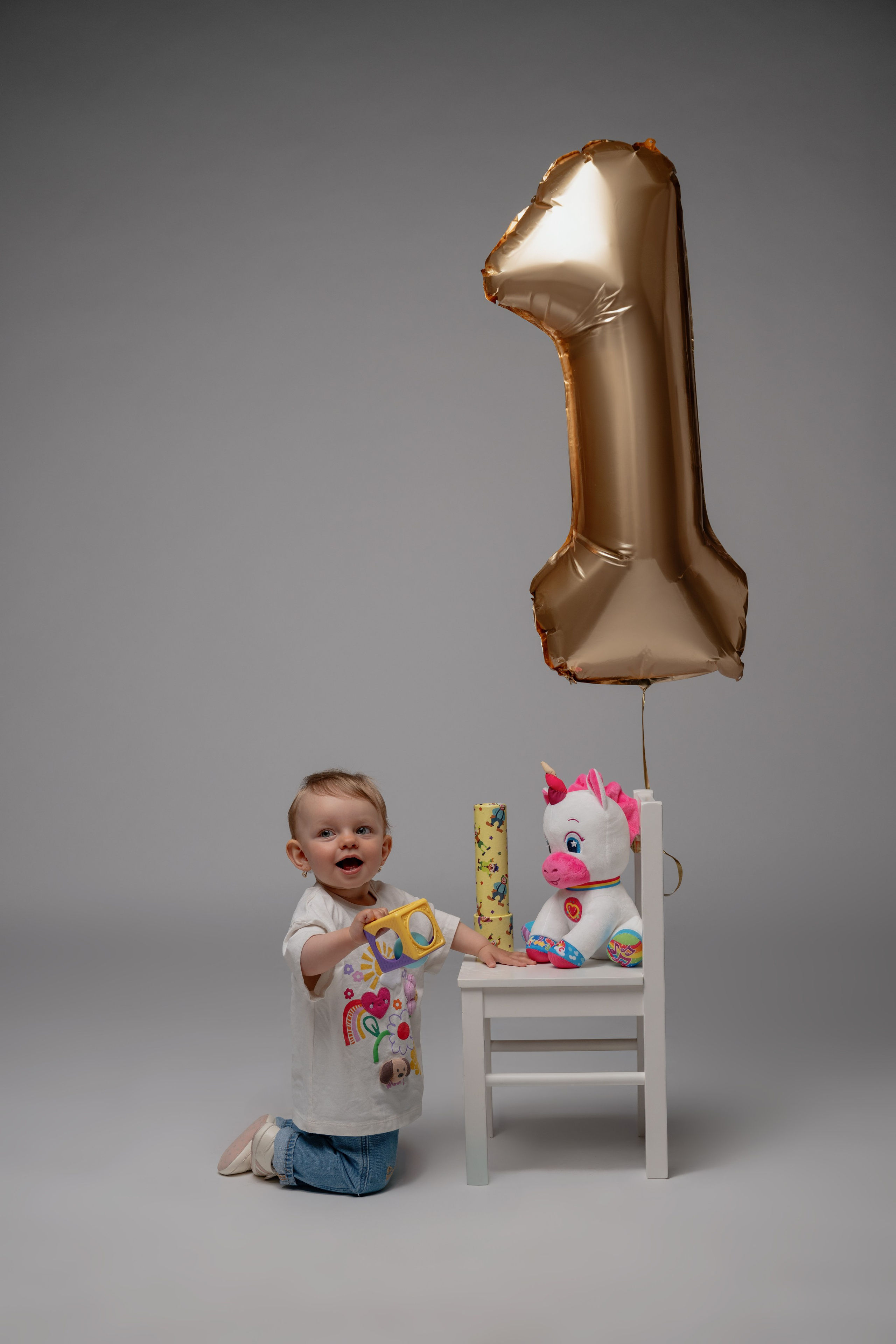 Michálka. 1st birthday. Professional photographer in Prague Anastasia Haritonova