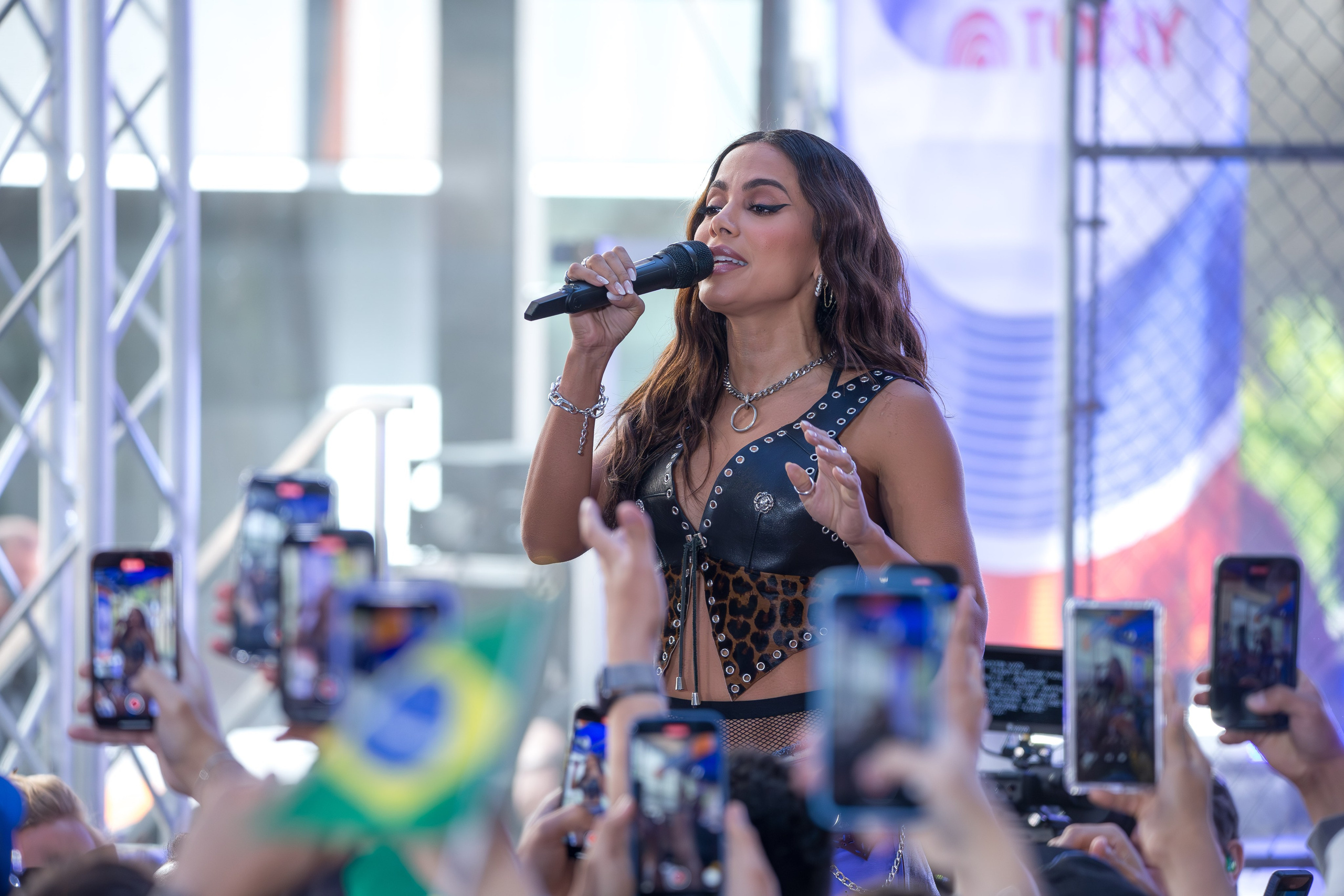 Anitta Show in New York — Brazilian singer Anitta during a performance at the 2024 Citi Concert Series of the Today Show. William Volcov | Photographer and Filmmaker