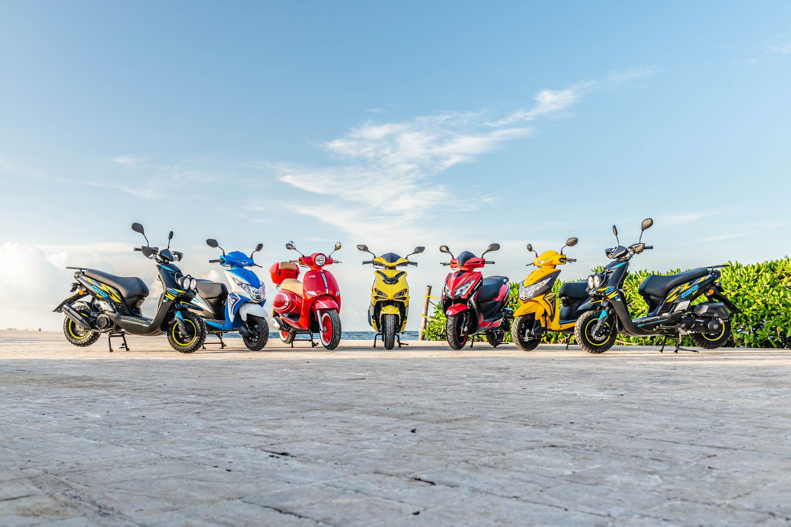 Scooter Photography for Rental Website in Mexico. PHOTOGRAPHER QUINTANA ROO