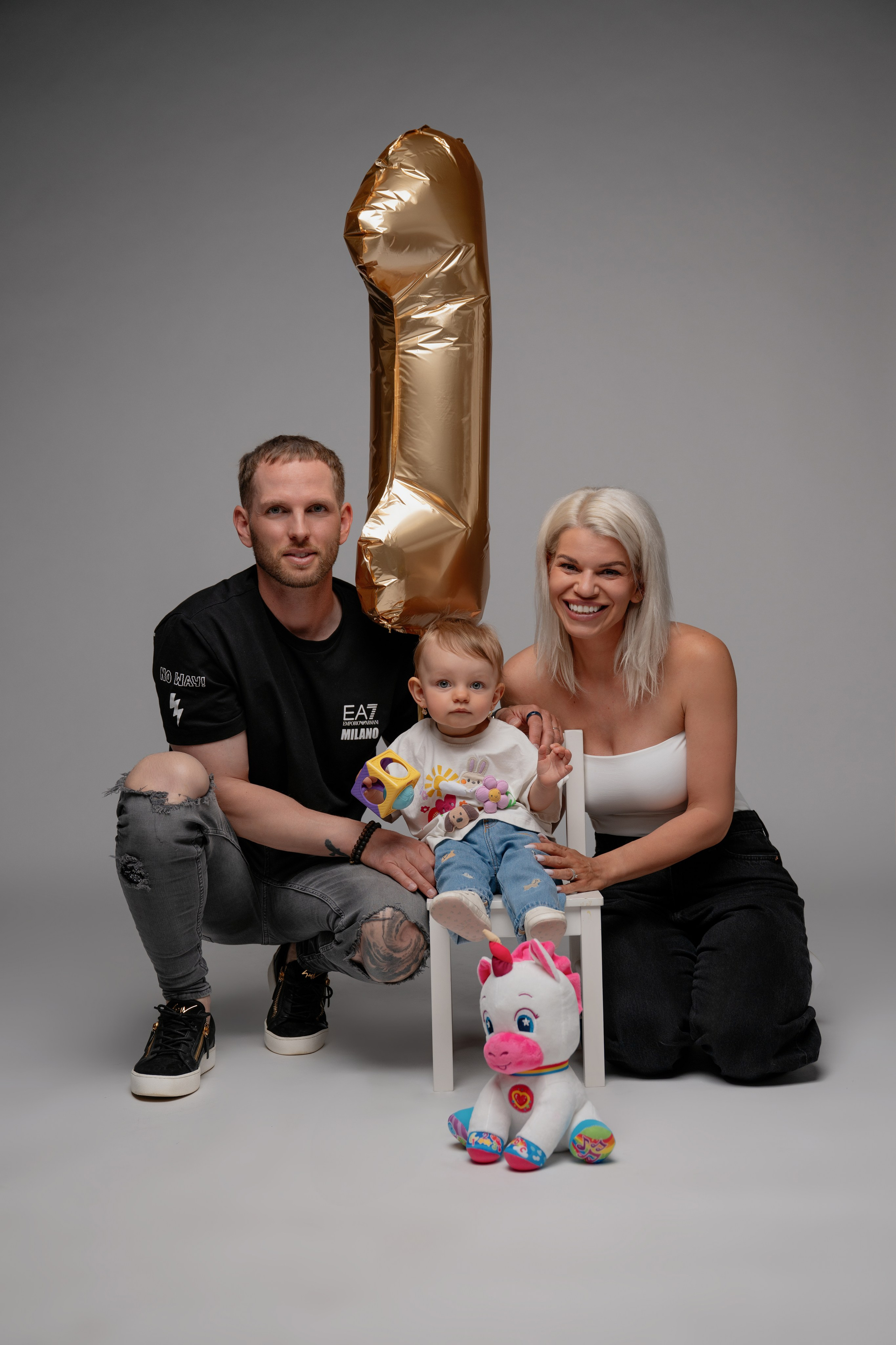 Michálka. 1st birthday. Professional photographer in Prague Anastasia Haritonova