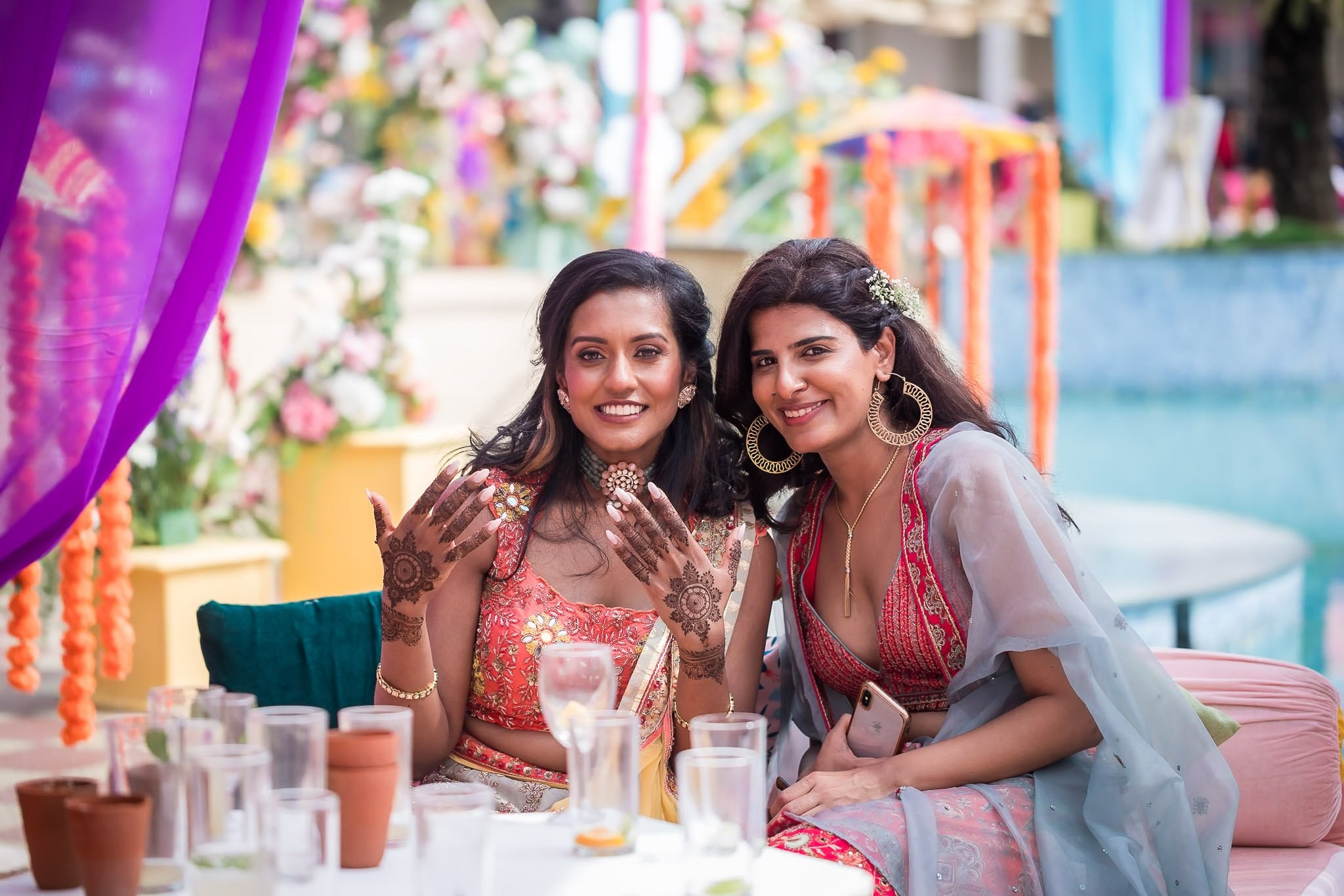 Explore the vibrant fusion of Punjabi and Chettinad cultures in this stunning destination wedding at Eagleton The Golf Resort, Bangalore. Ph