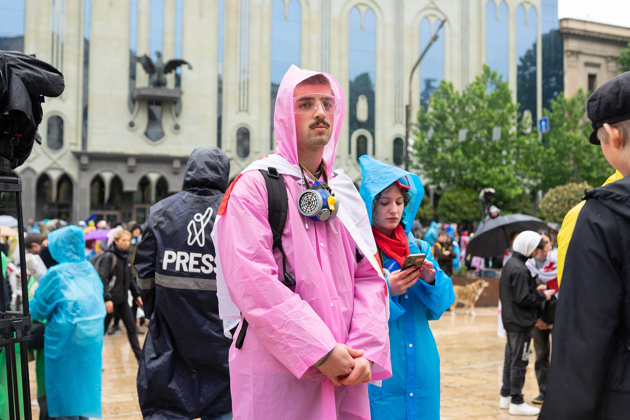 Georgia against «foreign law»/ არა რუსულ კანონს. Visual artist