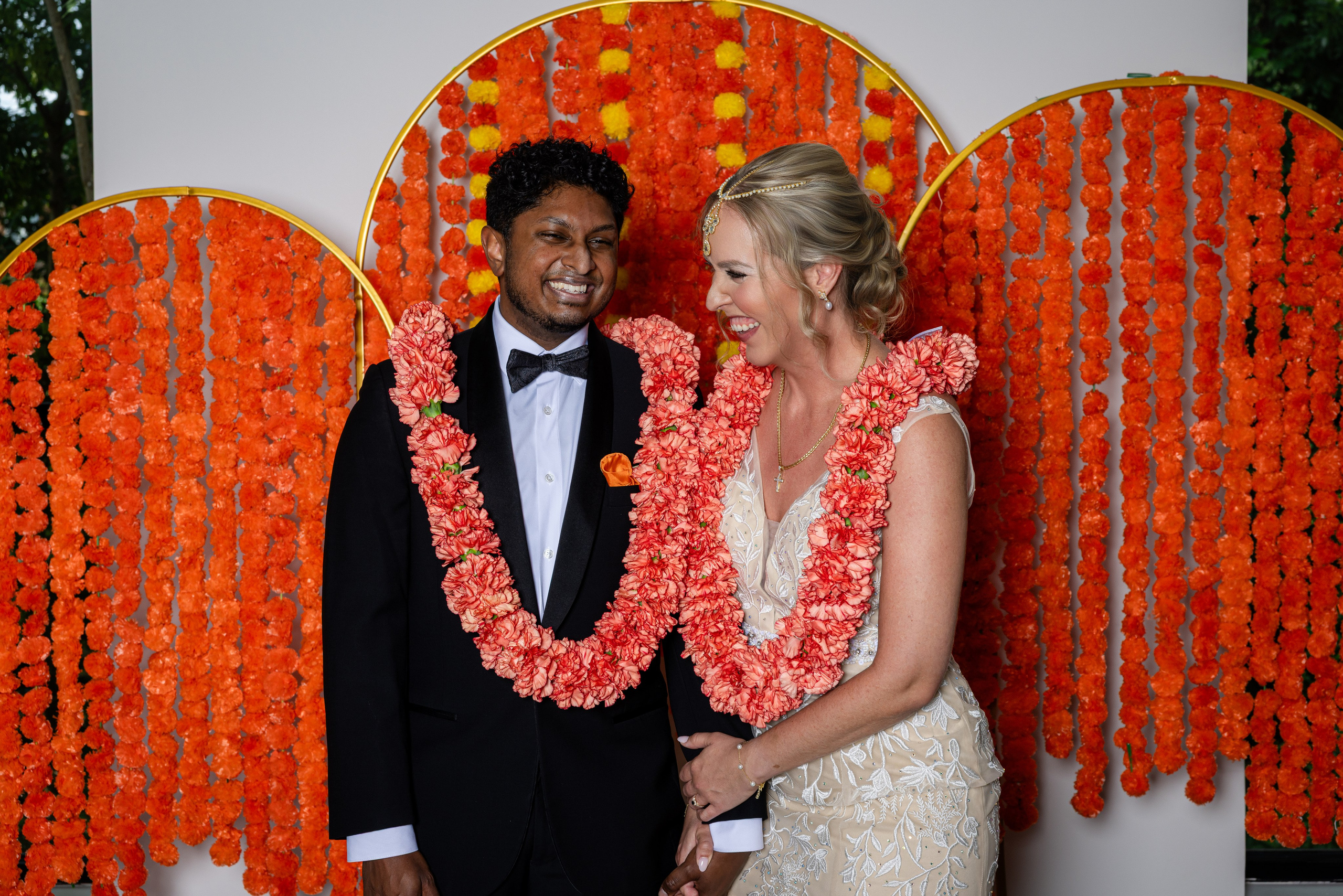 Color, Culture, and Celebration: A Vibrant Indian Fusion Wedding at The 405 in July. Wedding and portrait photography in Greenville SC