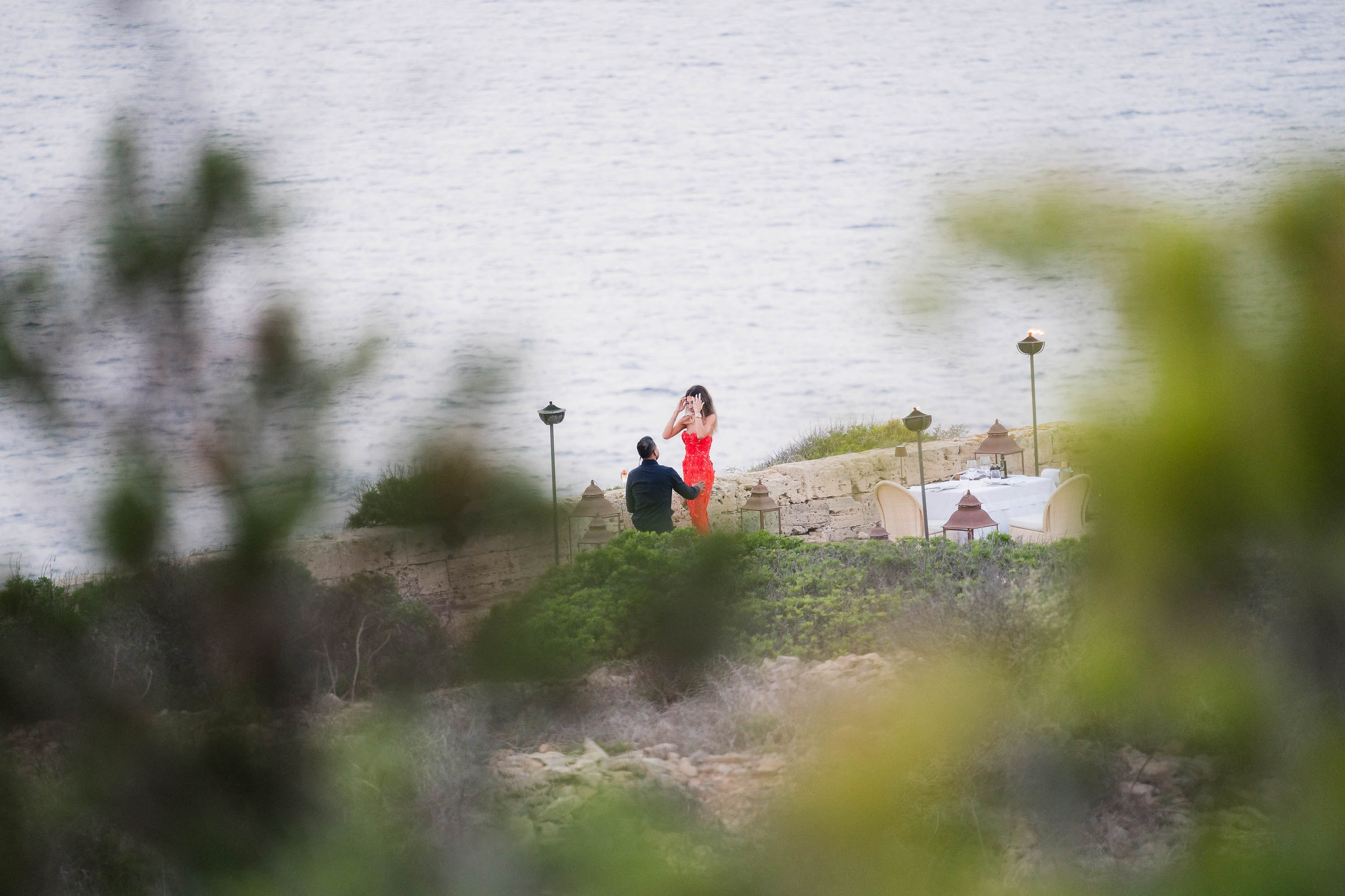 Wedding Proposal in Mallorca. Mallorca Wedding, Corporate & Social Photographer