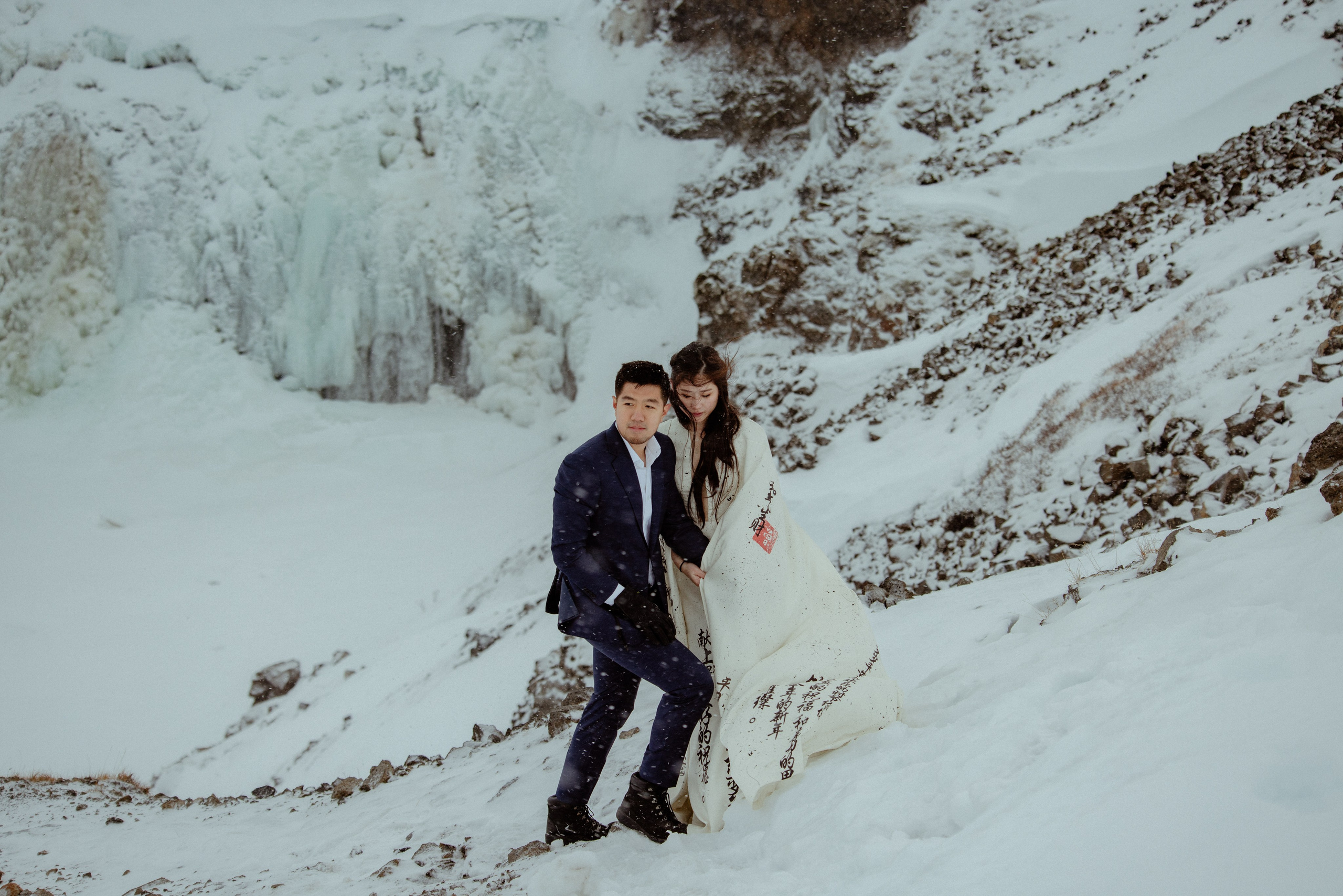 Aditya+Jessica | Winter adventures in Iceland. Iceland elopement photographer & videographer