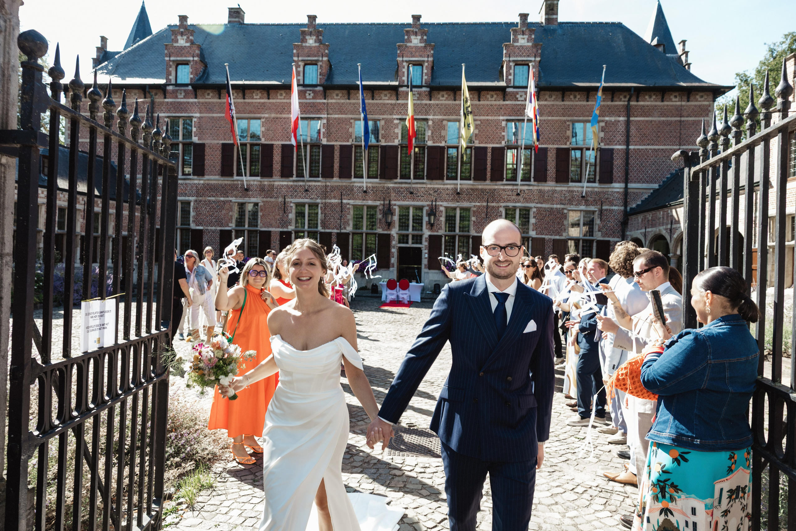 Trouwreportage van 10 uur in Antwerpen | Charlotte & Olivier