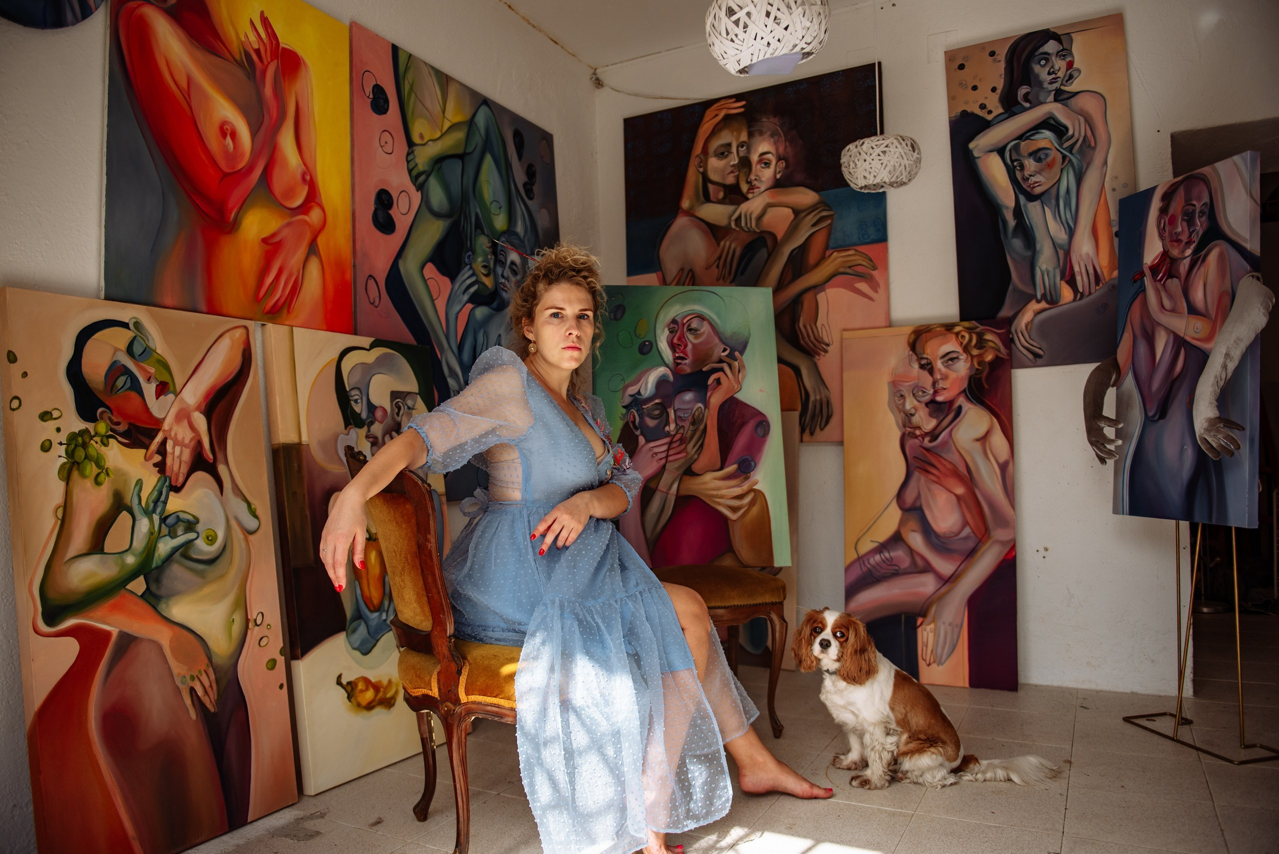 Pintora Alexandra. Фотограф Екатерина Гасанова — фотосессии в Барселоне